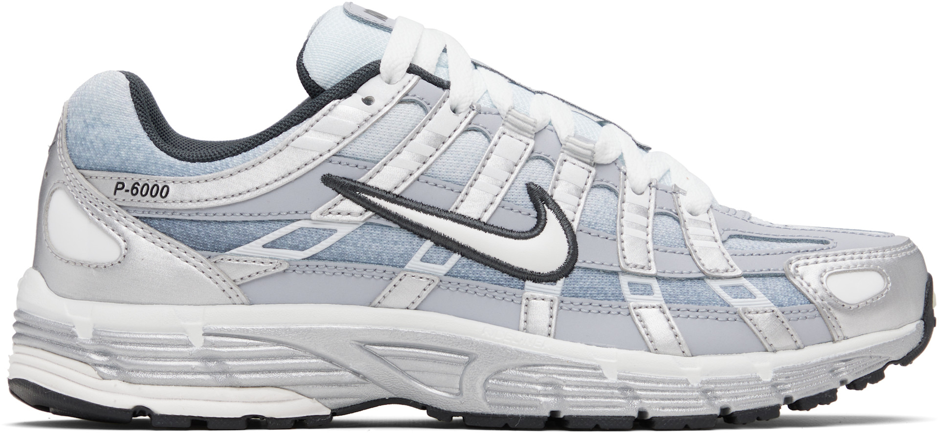 Nike: グレー&シルバー P-6000 スニーカー | SSENSE 日本 Nike: グレー&シルバー P-6000 スニーカー | SSENSE 日本