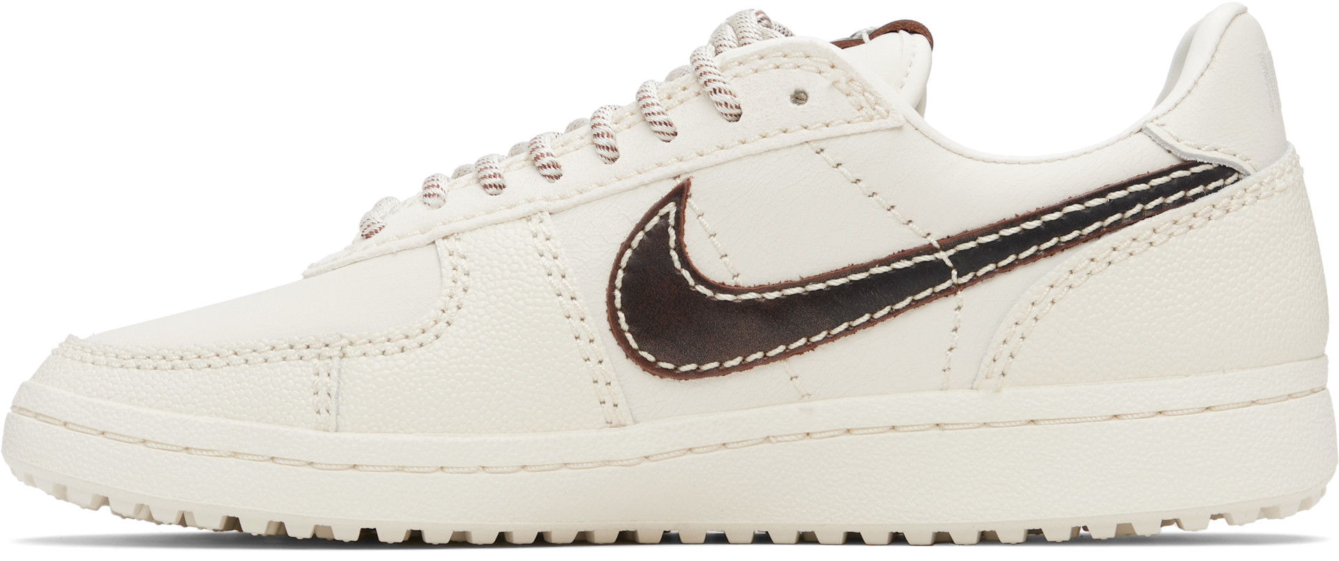 Nike - Baskets Field General blanc cassé