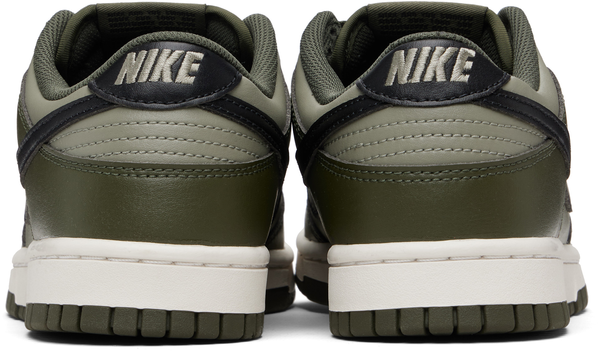 Nike - Baskets basses rétro Dunk vertes