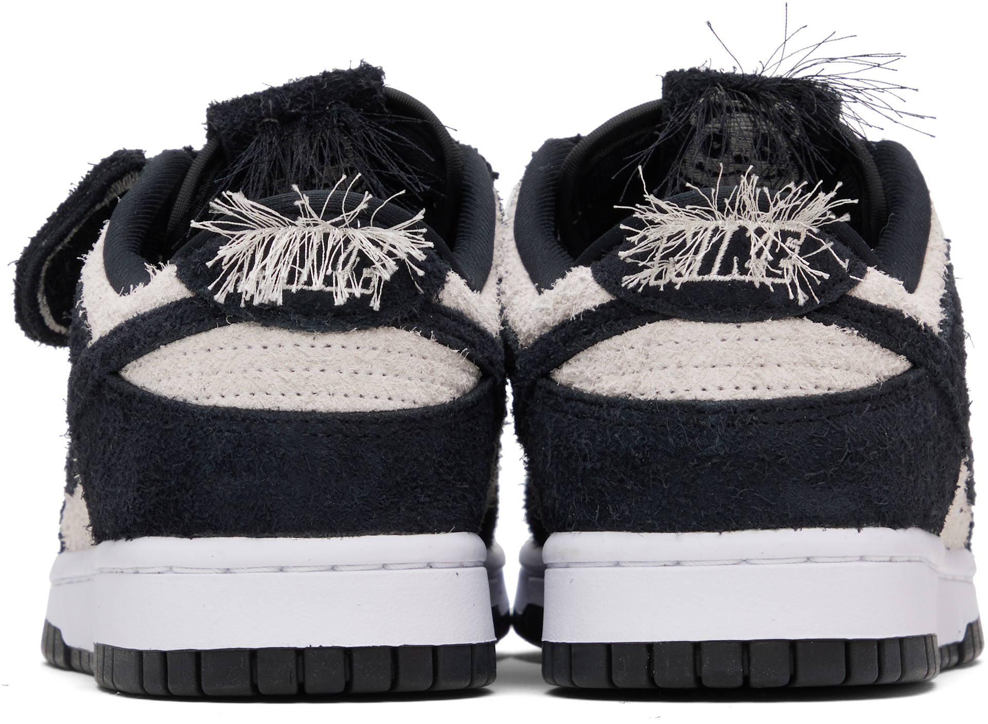 Nike: ブラック＆オフホワイト Dunk Low Retro SE スニーカー | SSENSE