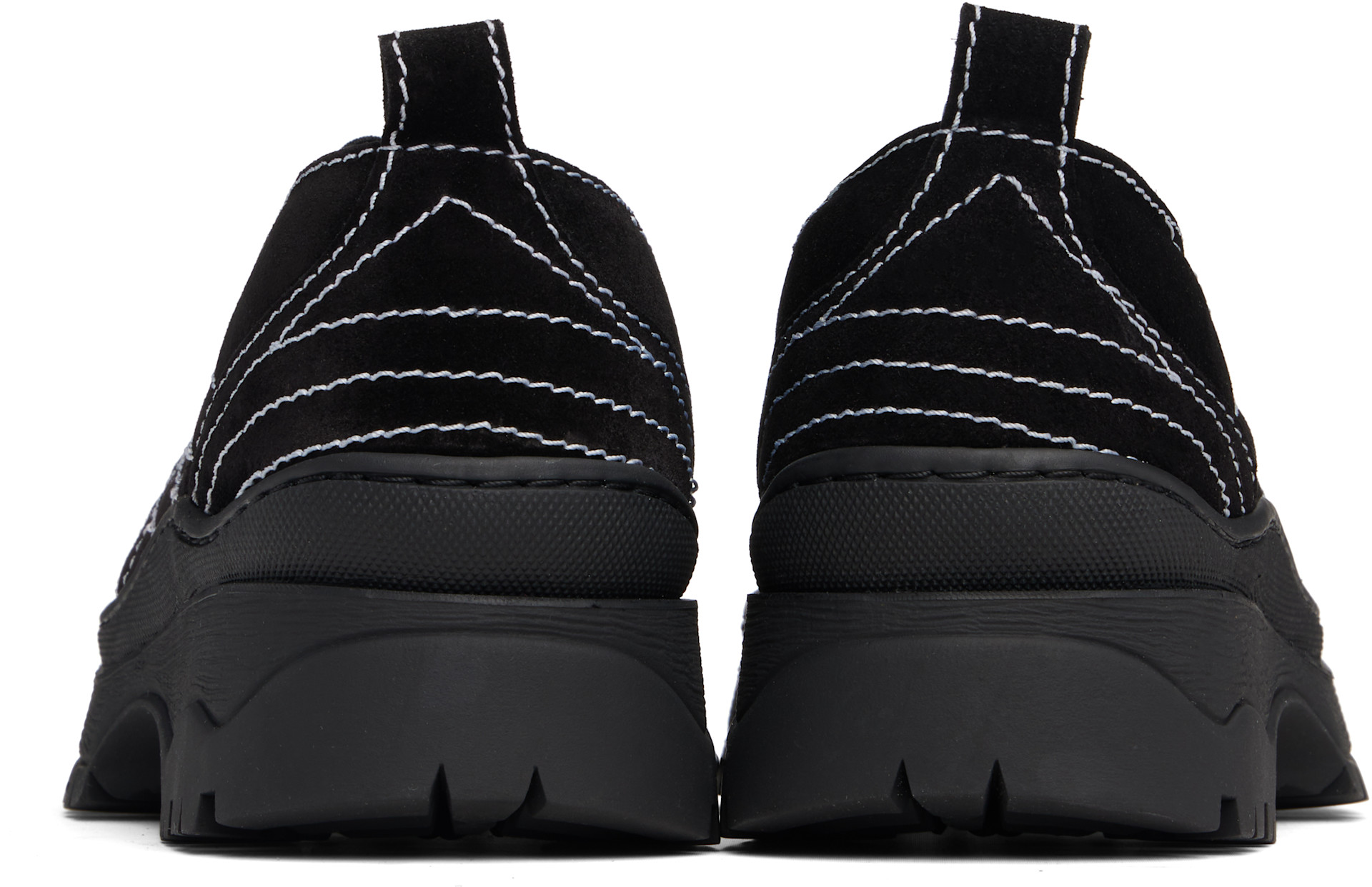 Nicole Saldaña: Black Sacha Suede Sneakers | SSENSE