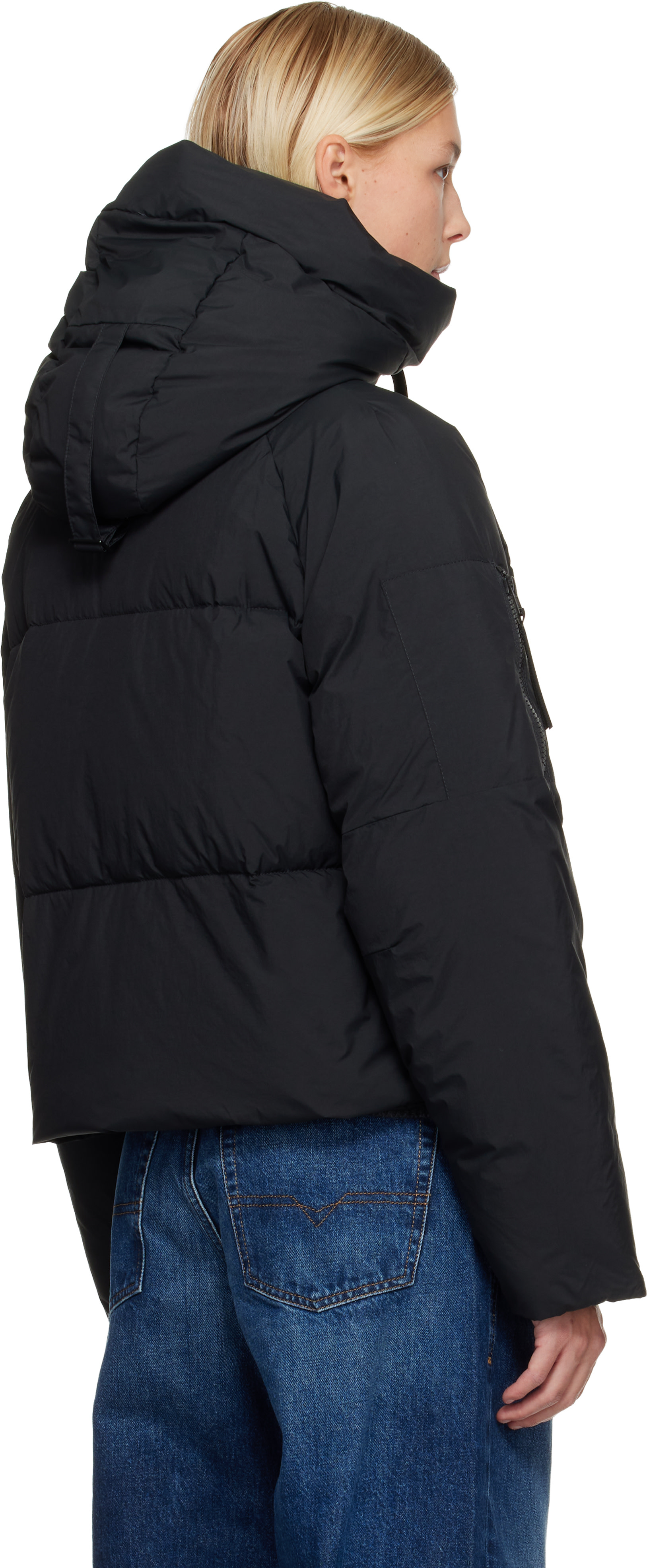 Canada Goose - 블랙 칠리왁 다운 재킷
