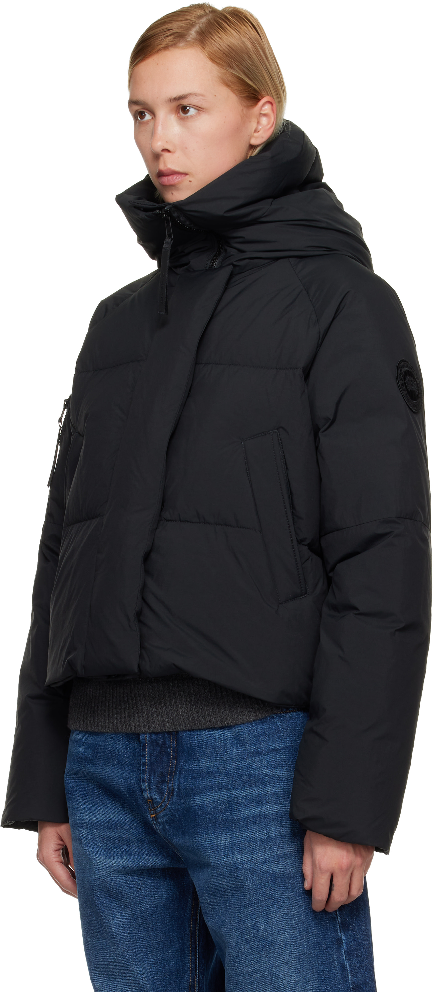 Canada Goose - 블랙 칠리왁 다운 재킷