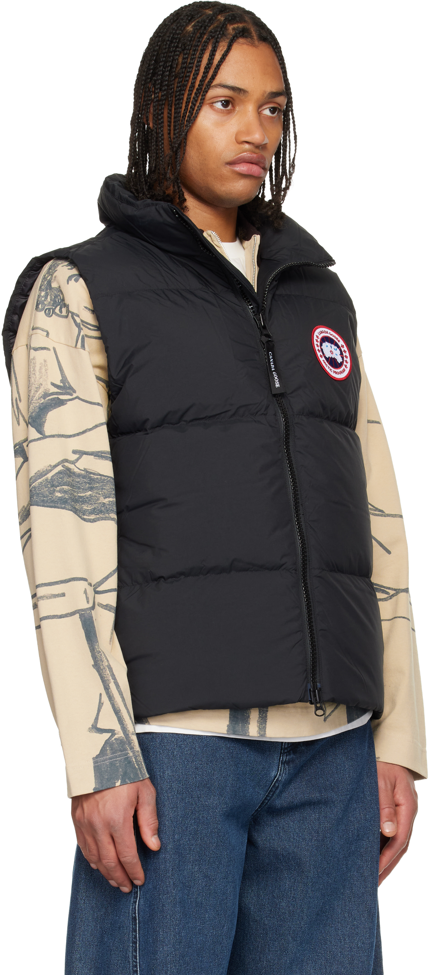Canada Goose - 블랙 로렌스 패딩 다운 베스트