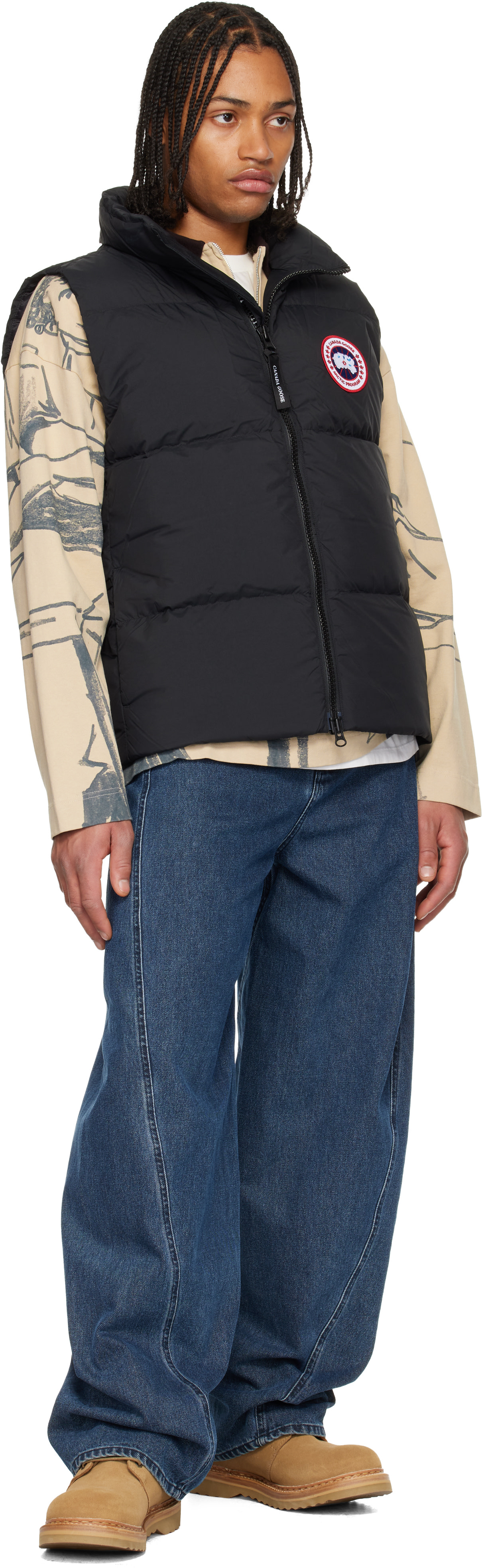 Canada Goose - 블랙 로렌스 패딩 다운 베스트