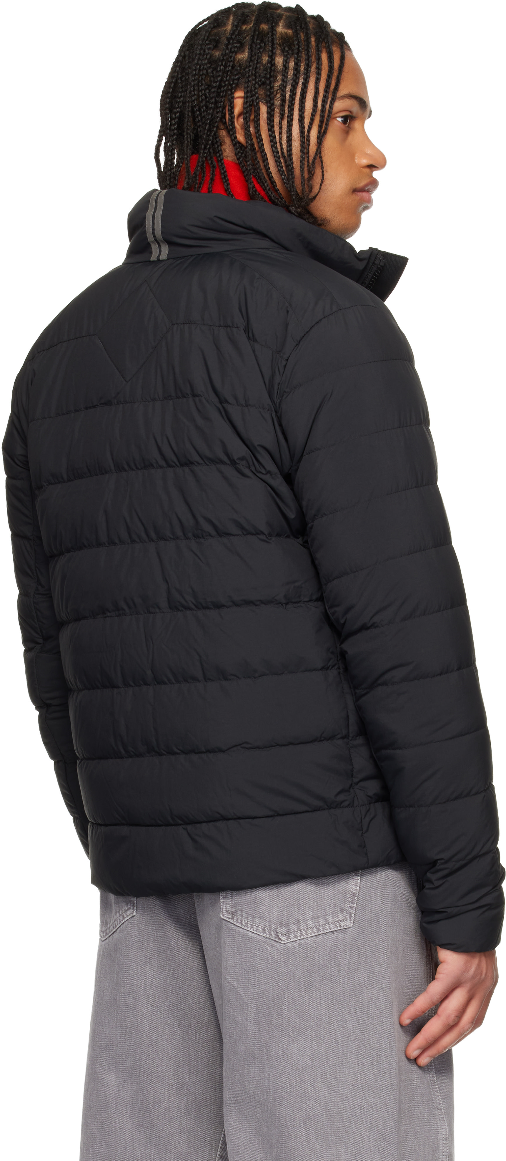 Canada Goose - 블랙 크로프턴 엔듀라럭스 다운 재킷