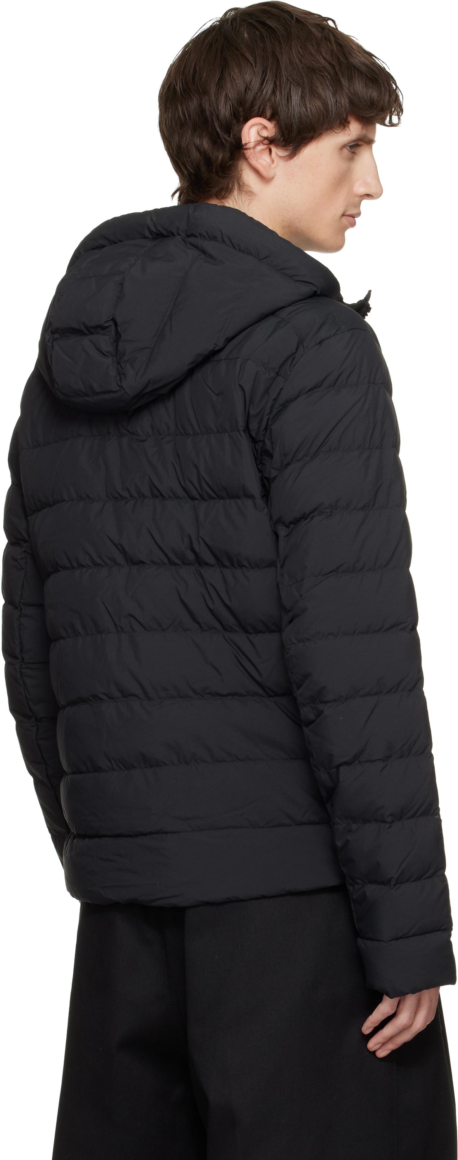 Canada Goose - 블랙 크로프턴 엔듀라럭스 다운 재킷