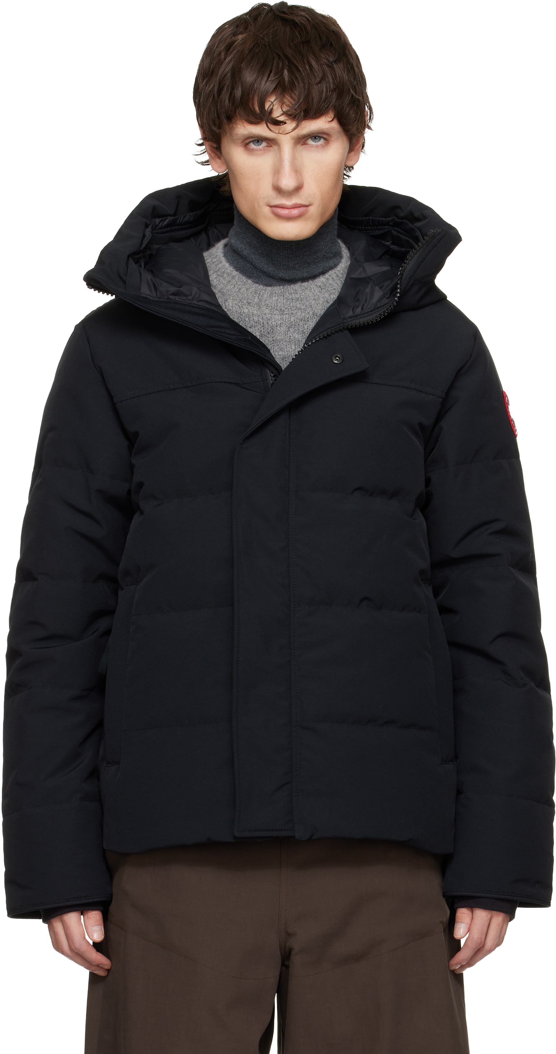 Canada Goose - 블랙 맥밀란 다운 재킷