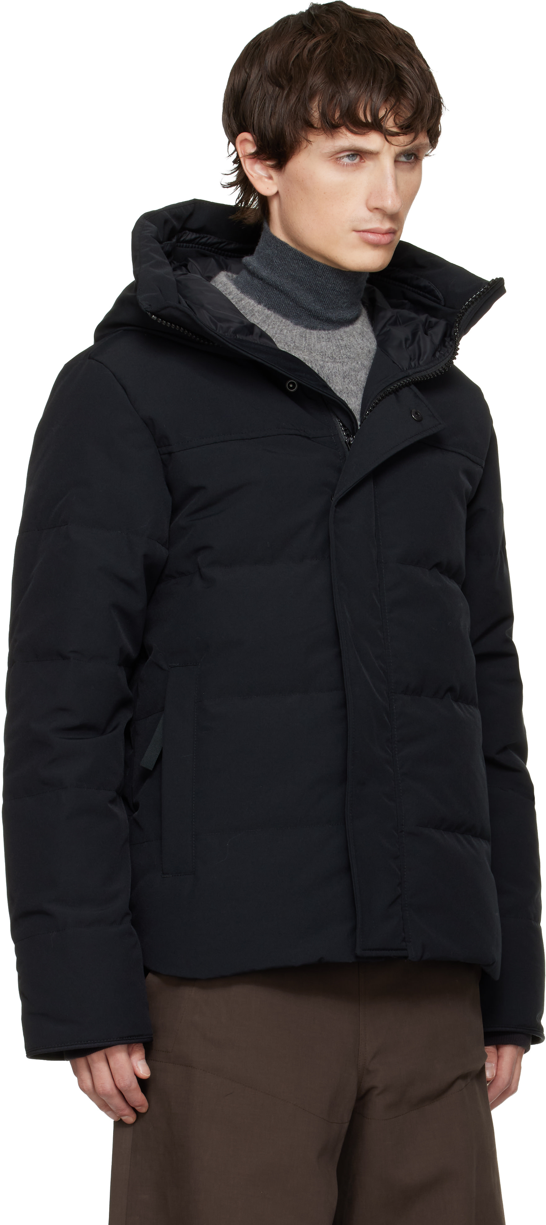 Canada Goose - 블랙 맥밀란 다운 재킷