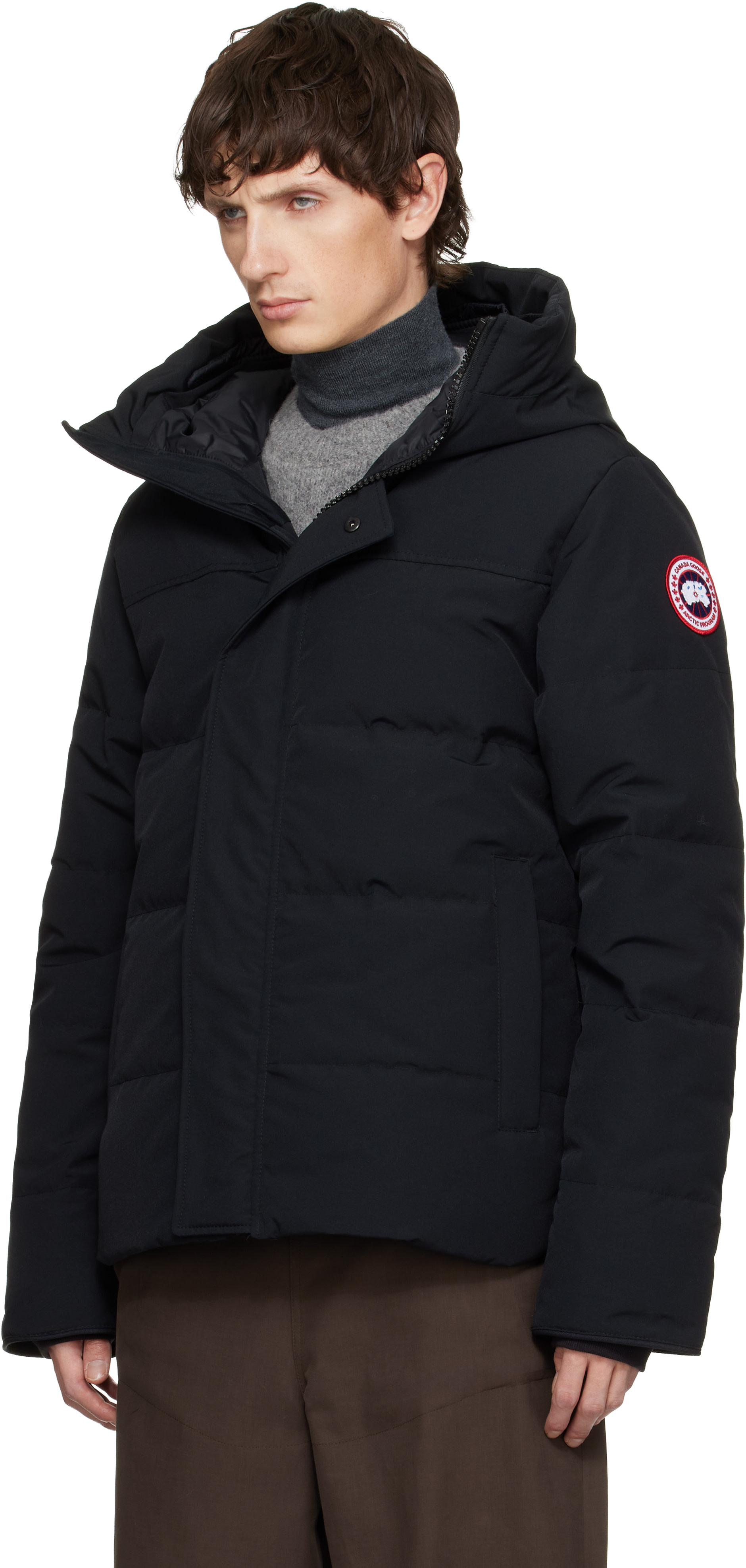 Canada Goose - 블랙 맥밀란 다운 재킷
