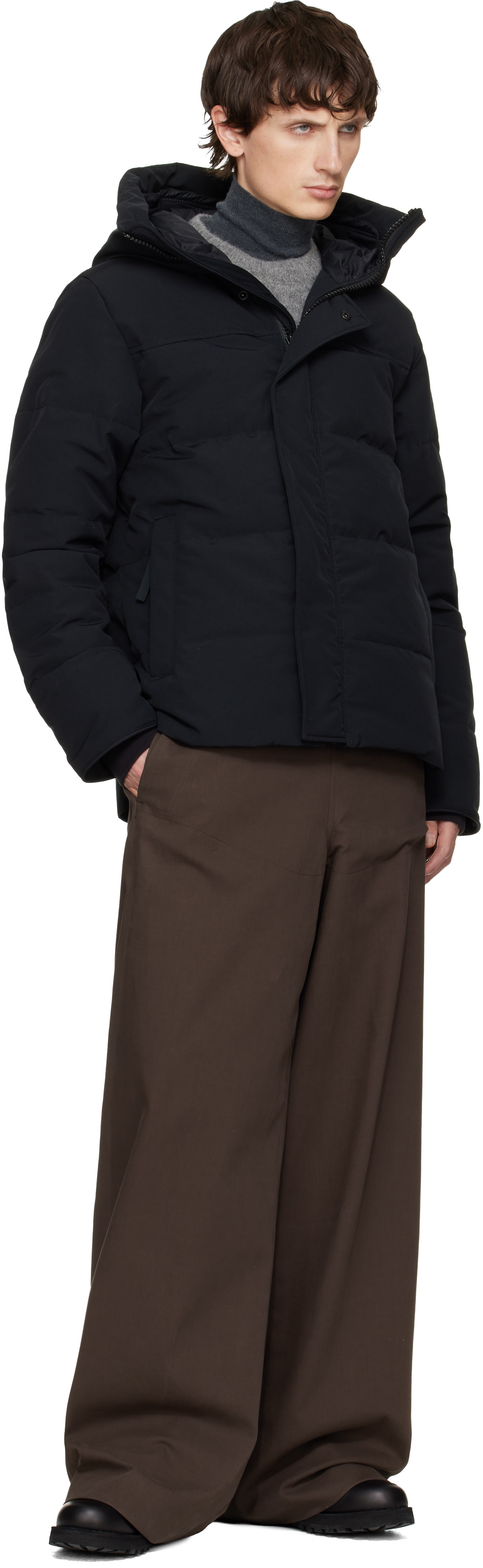 Canada Goose - 블랙 맥밀란 다운 재킷