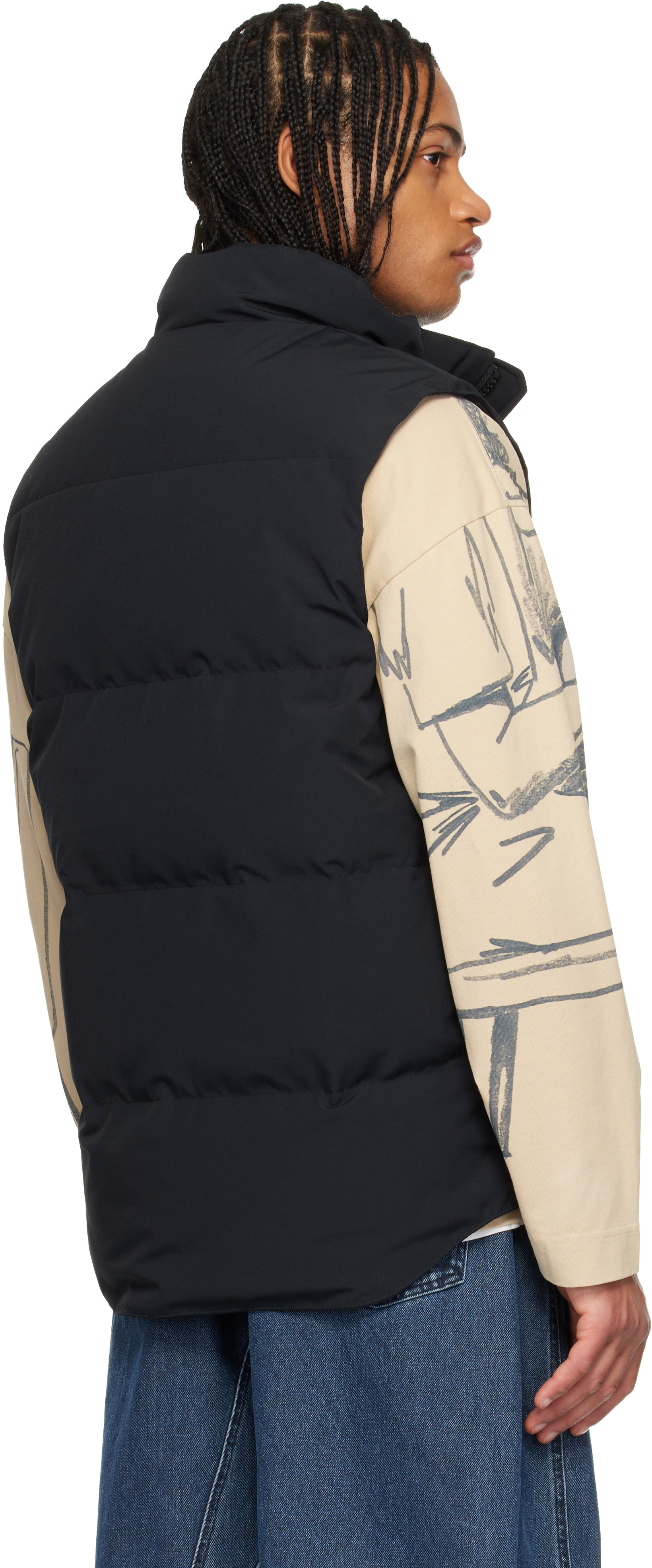 Canada Goose - 블랙 블랙라벨 가르손 다운 베스트