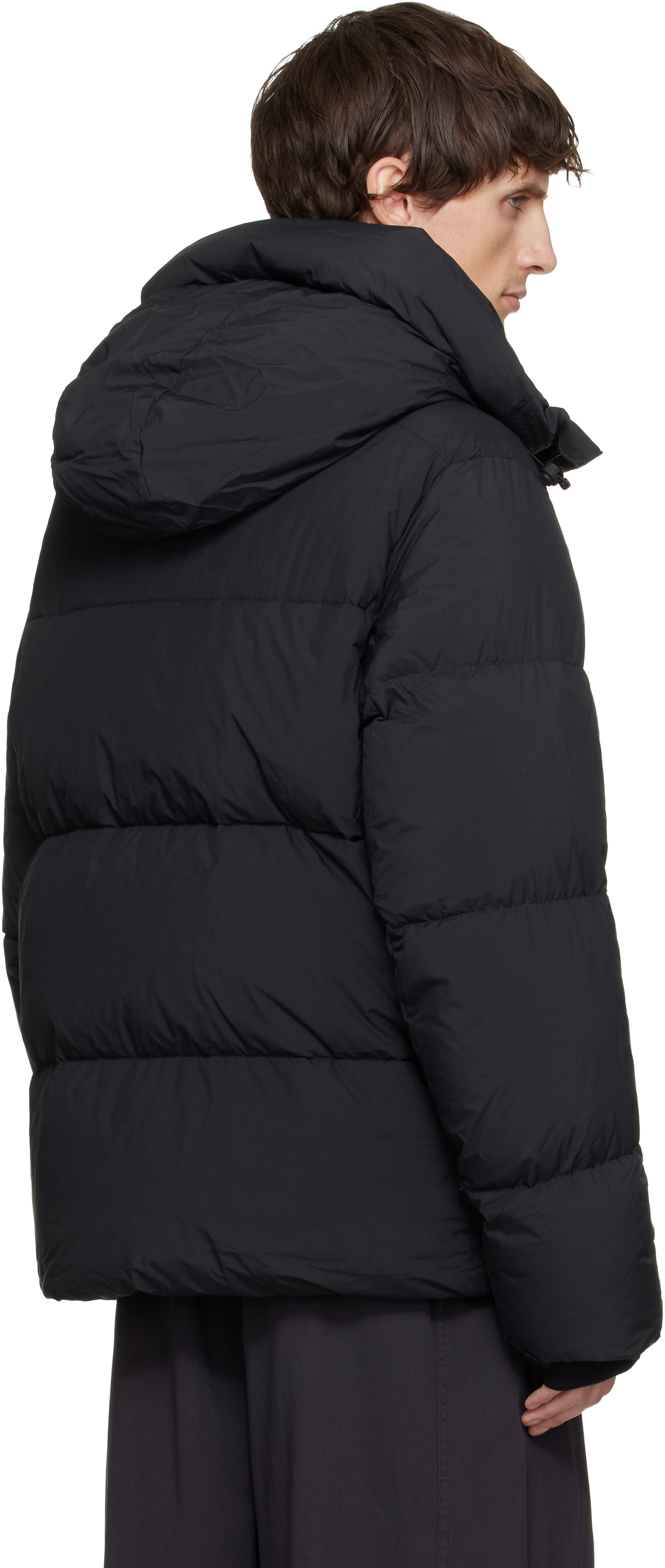 Canada Goose - 블랙 크로프턴 패딩 엔듀라럭스 블랙 라벨 다운 재킷