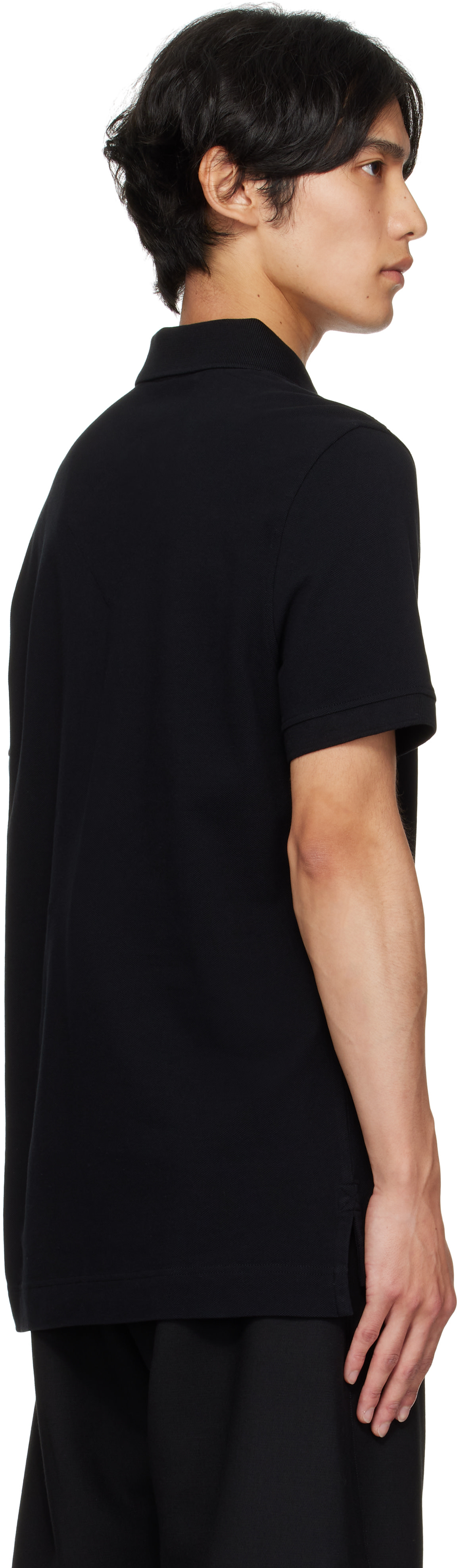 Canada Goose: Black 'Black Label' Beckley Polo | SSENSE