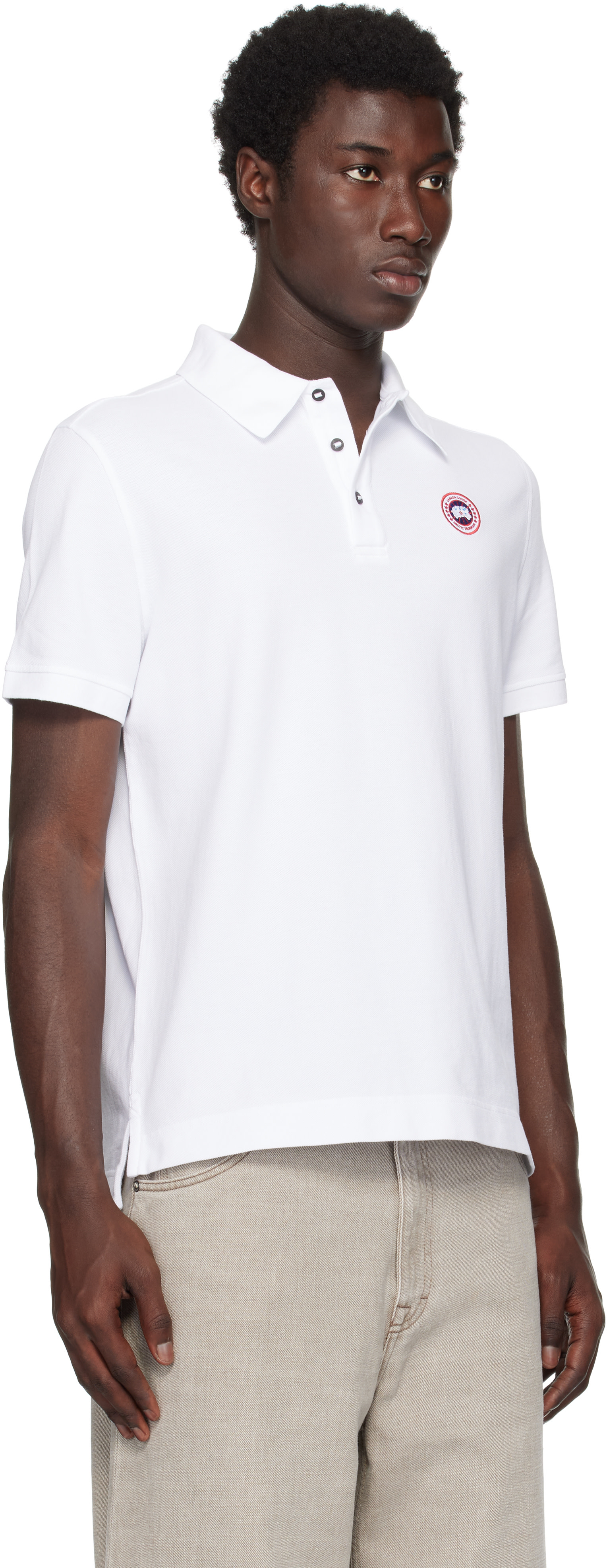 Canada Goose - Polo Beckley blanc