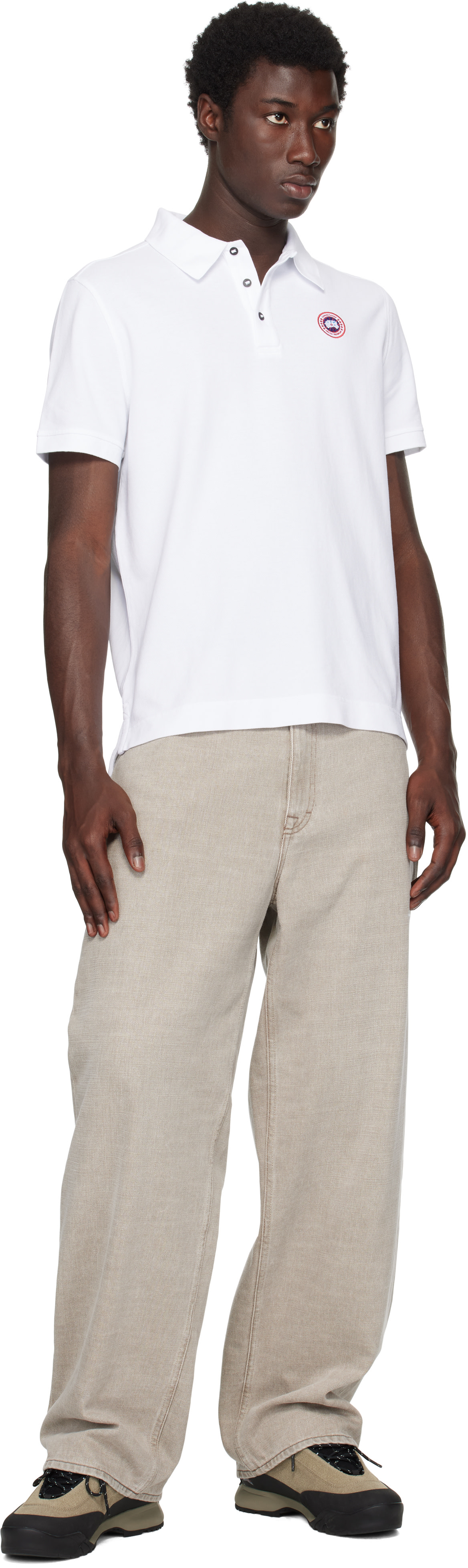 Canada Goose - Polo Beckley blanc