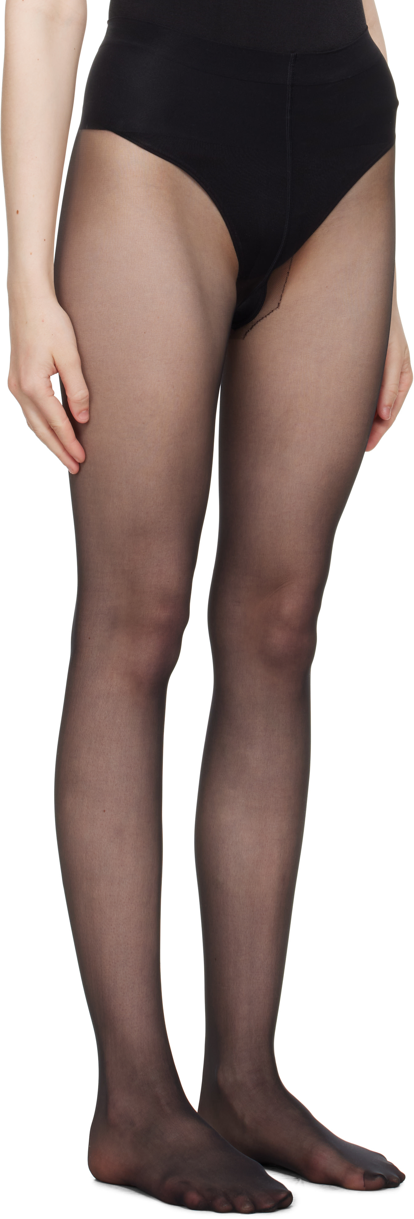 Wolford: ブラック Individual 10 タイツ | SSENSE 日本
