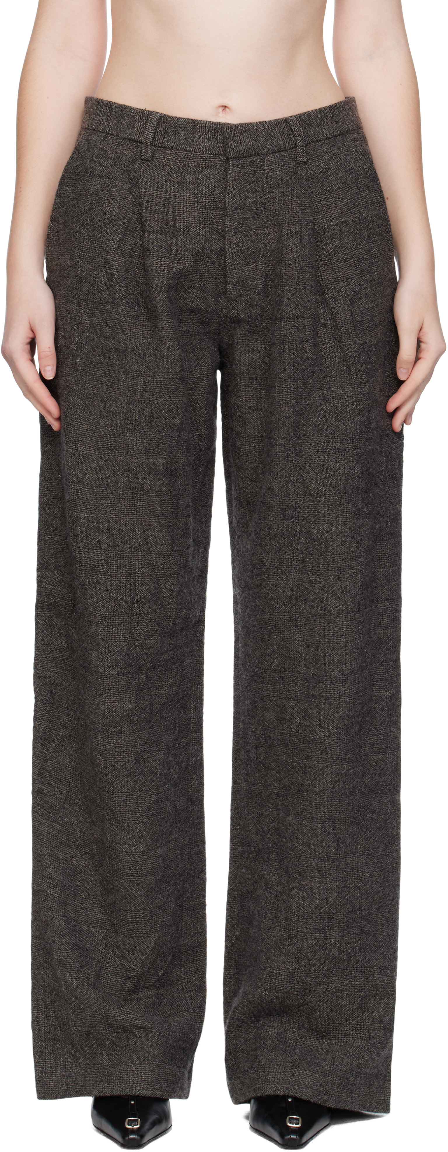 R13 - Pantalon ample gris