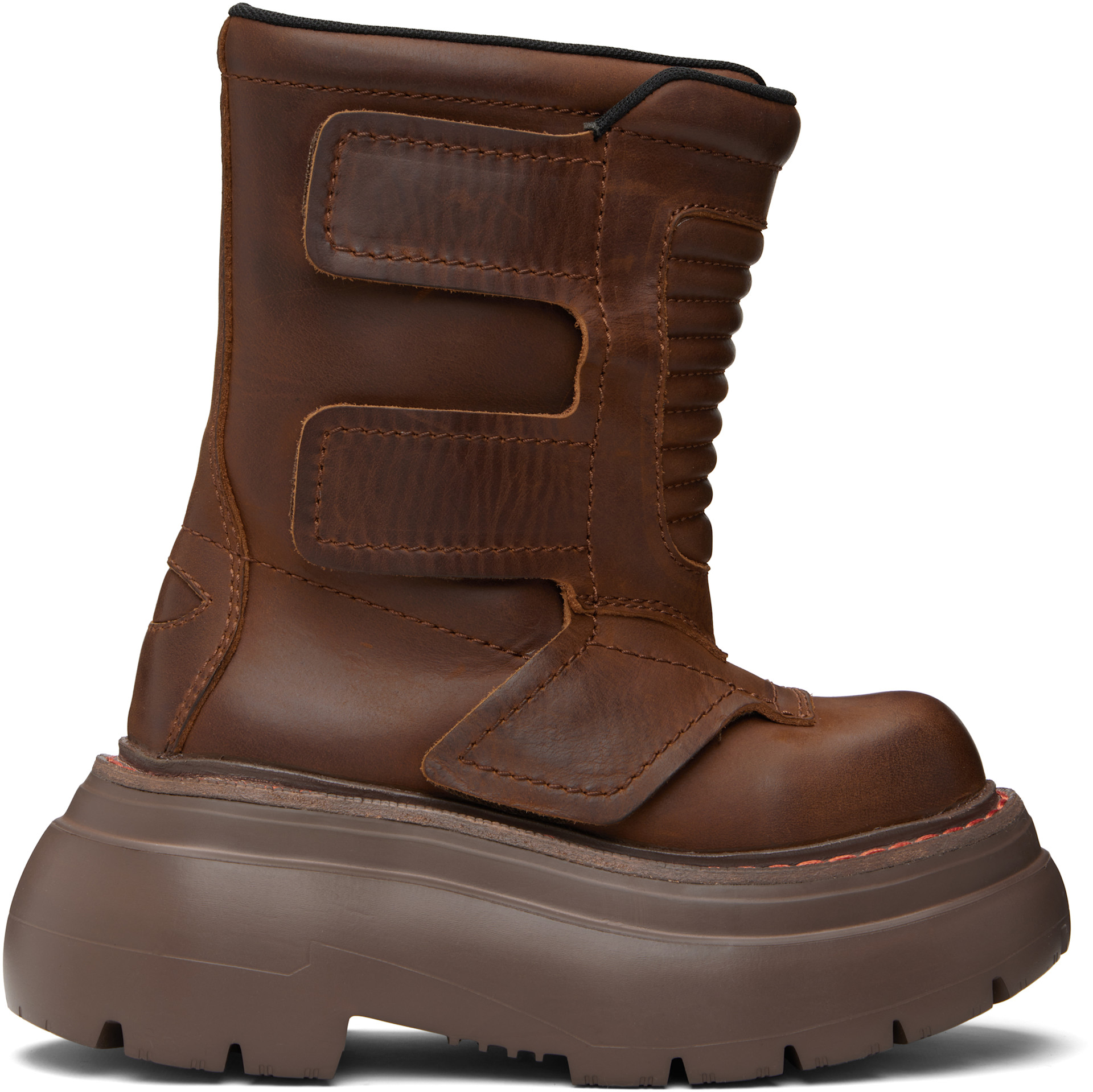 R13 - Brown Chunky Racing Boots