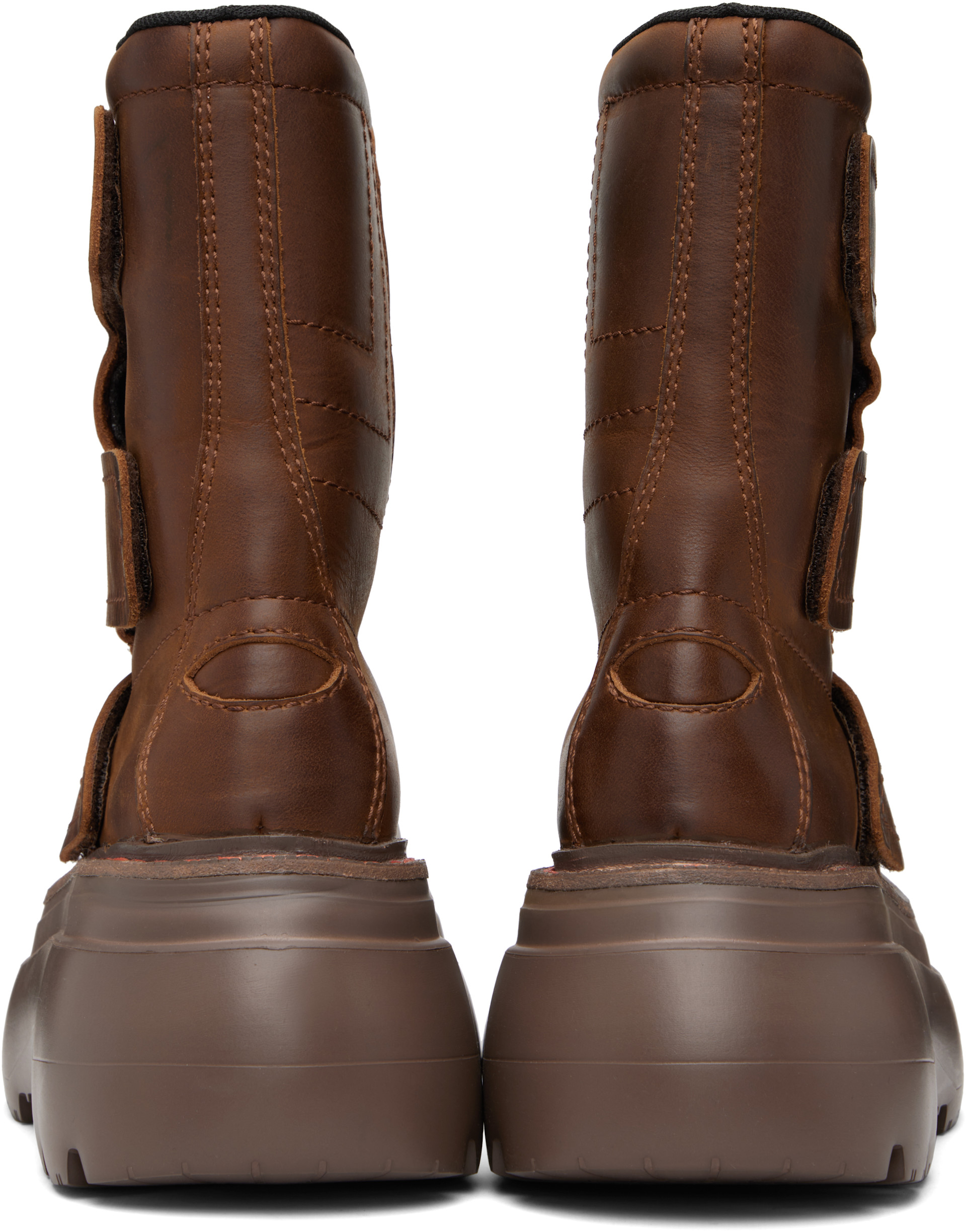 R13 - Brown Chunky Racing Boots