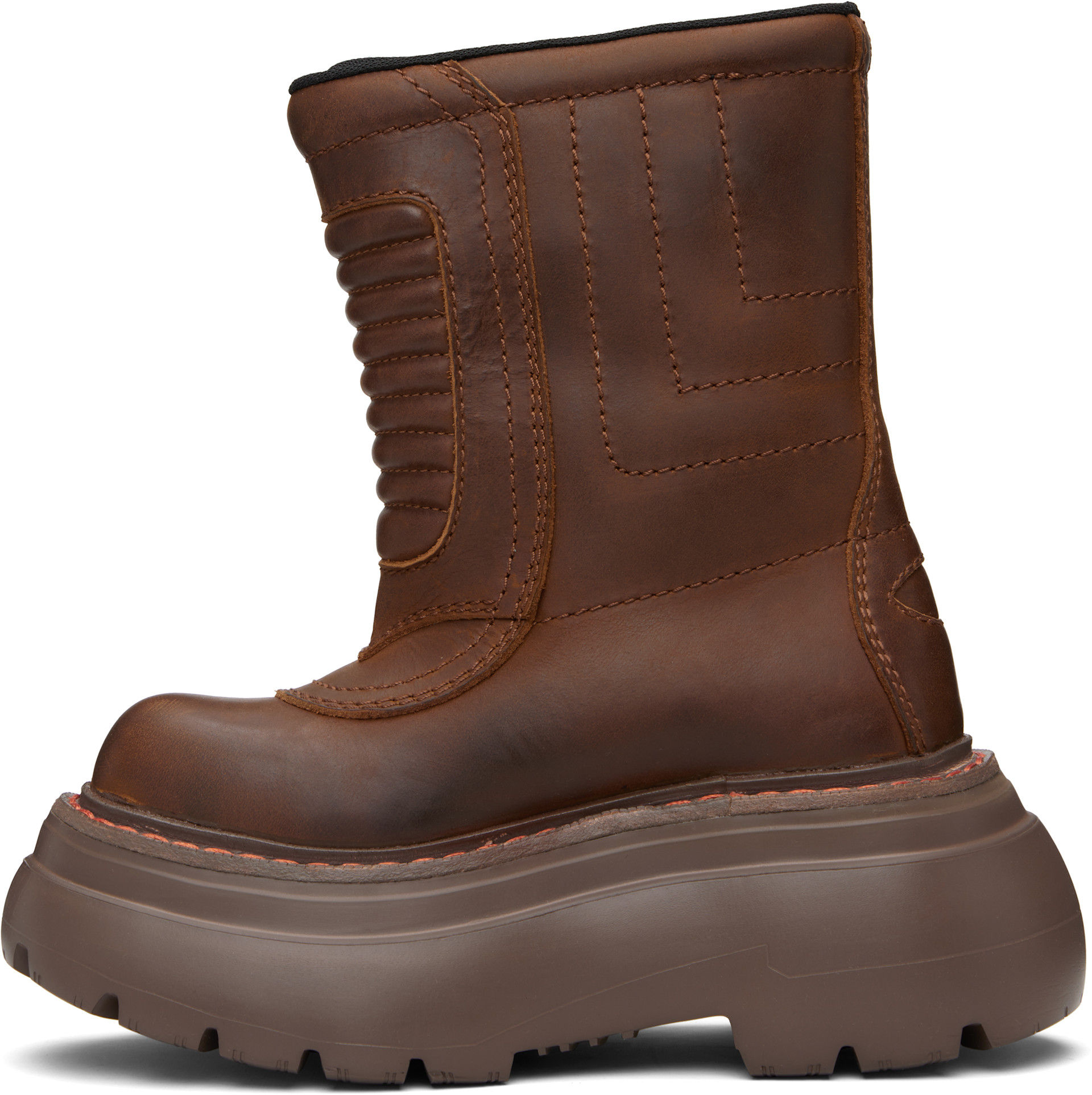 R13 - Brown Chunky Racing Boots