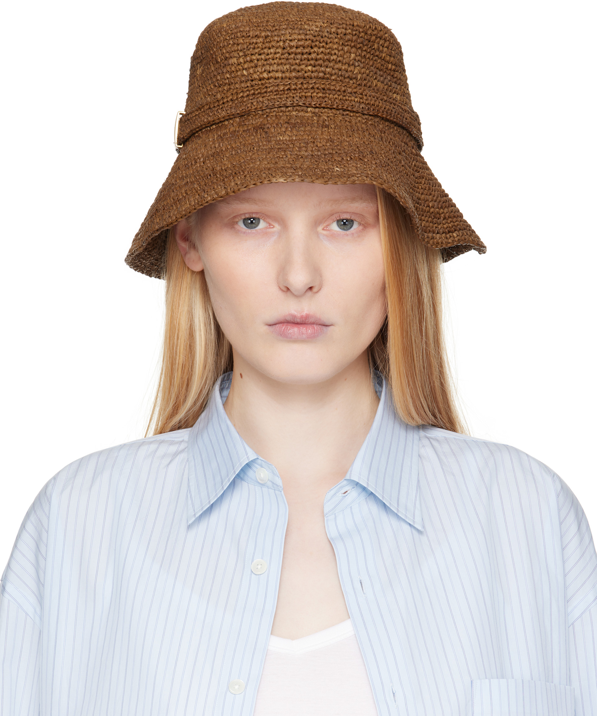 rag & bone - Chapeau bob pliable Lela brun