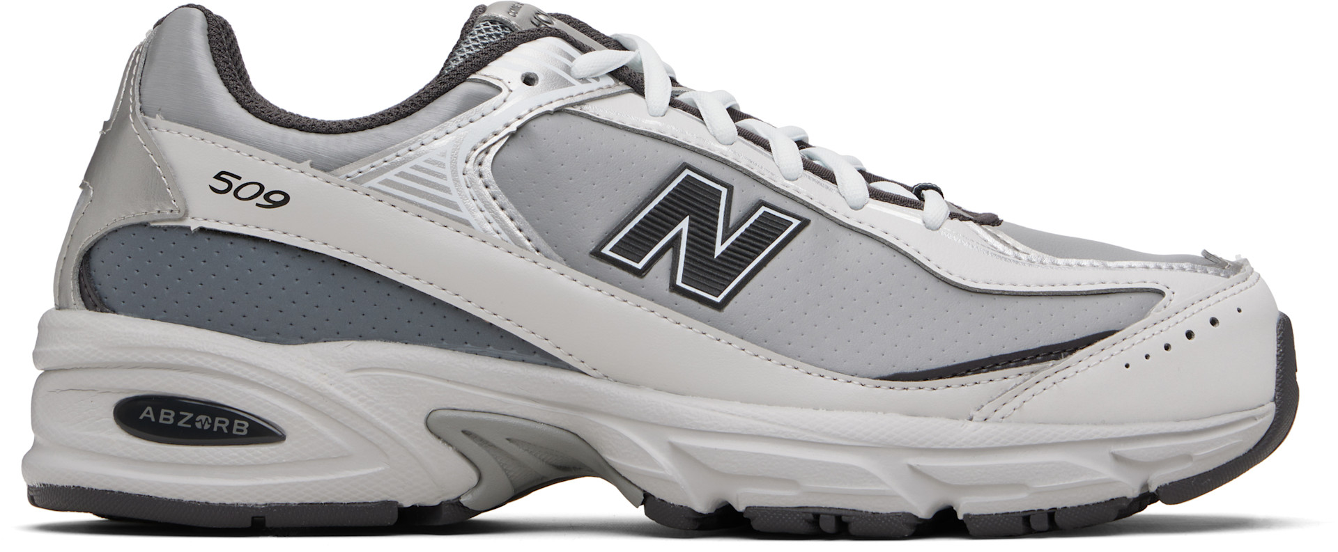 Comme des Garçons Homme: Gray New Balance Edition 509 Sneakers