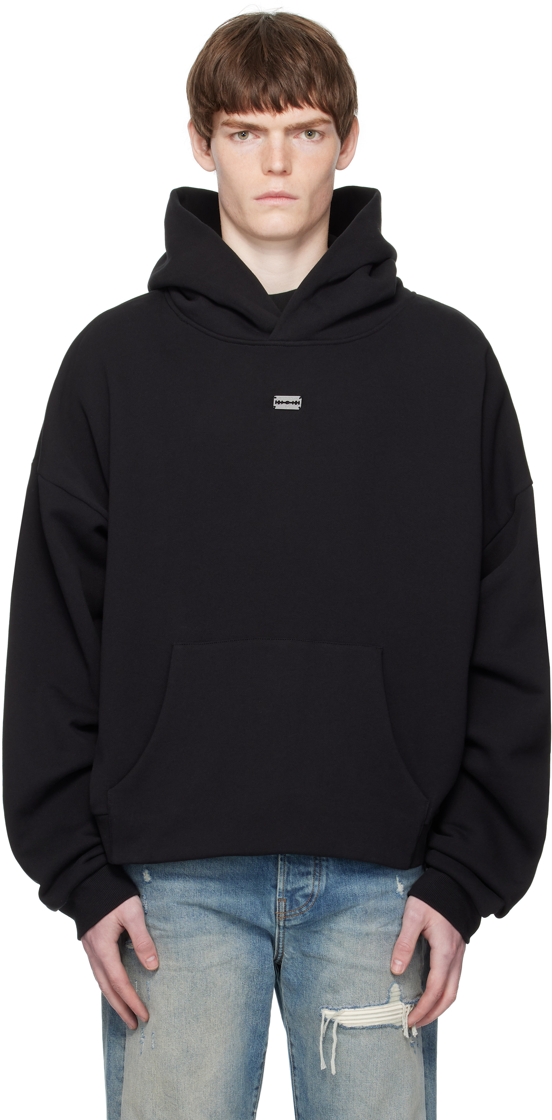 Stolen Girlfriends Club: Black Stolen Razor Hoodie | SSENSE Bahrain