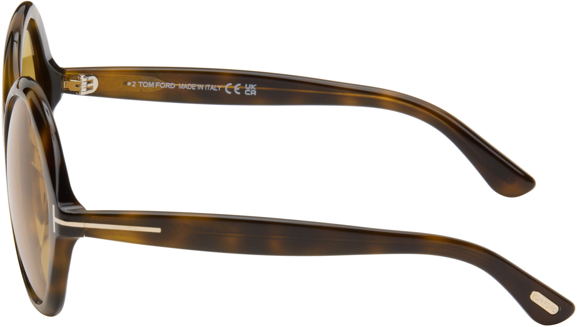 TOM FORD: Brown Annabelle-02 Sunglasses | SSENSE Canada