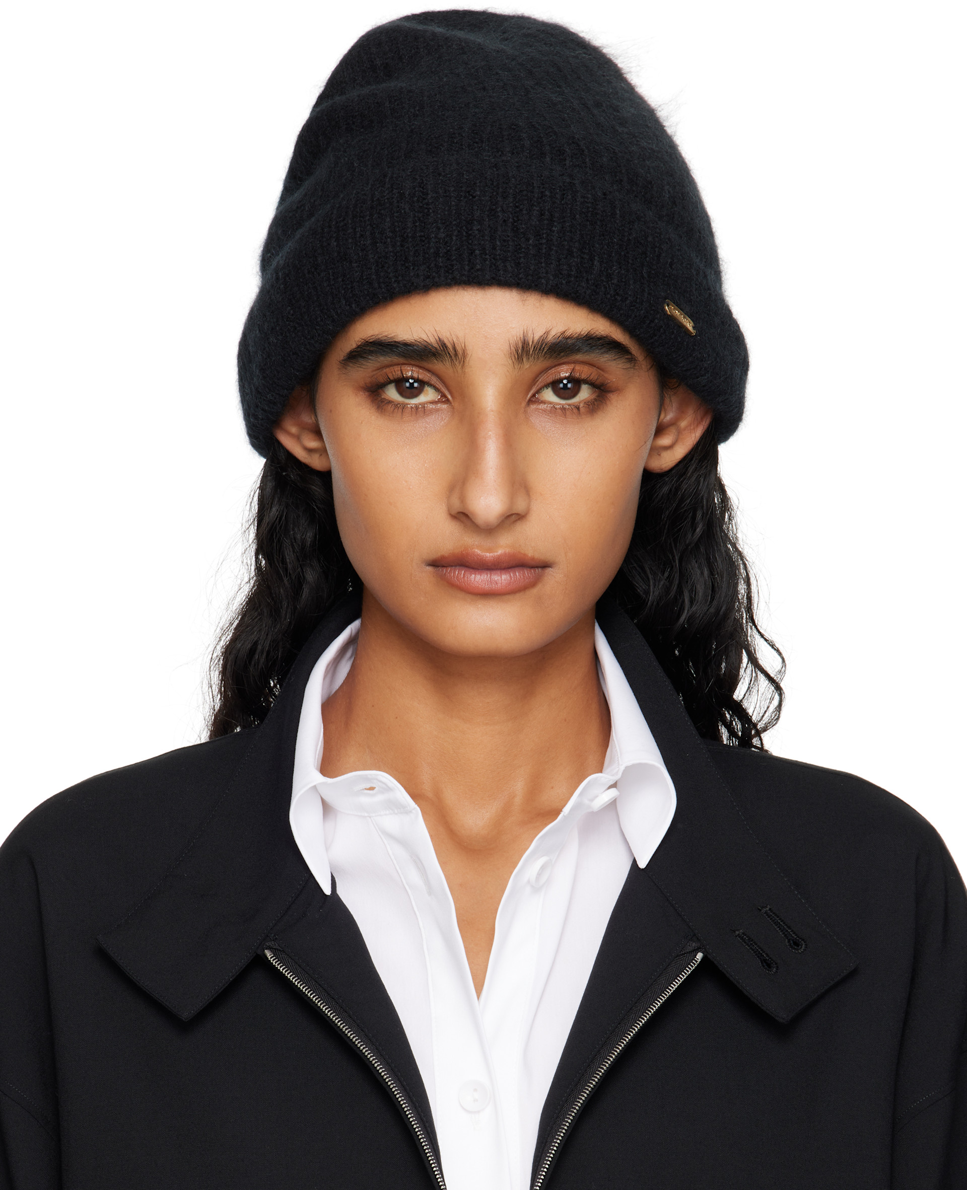 TOM FORD - Bonnet noir en cachemire