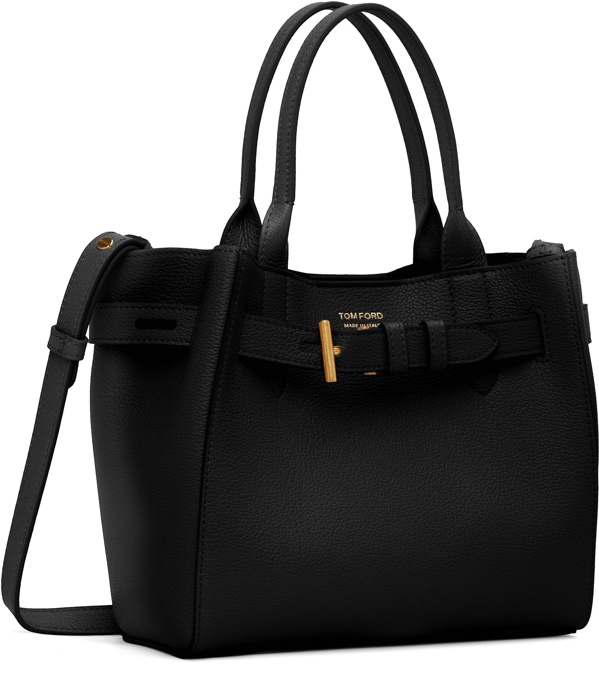 TOM FORD: ブラック スモール Audrey グレインレザー バッグ | SSENSE 日本
