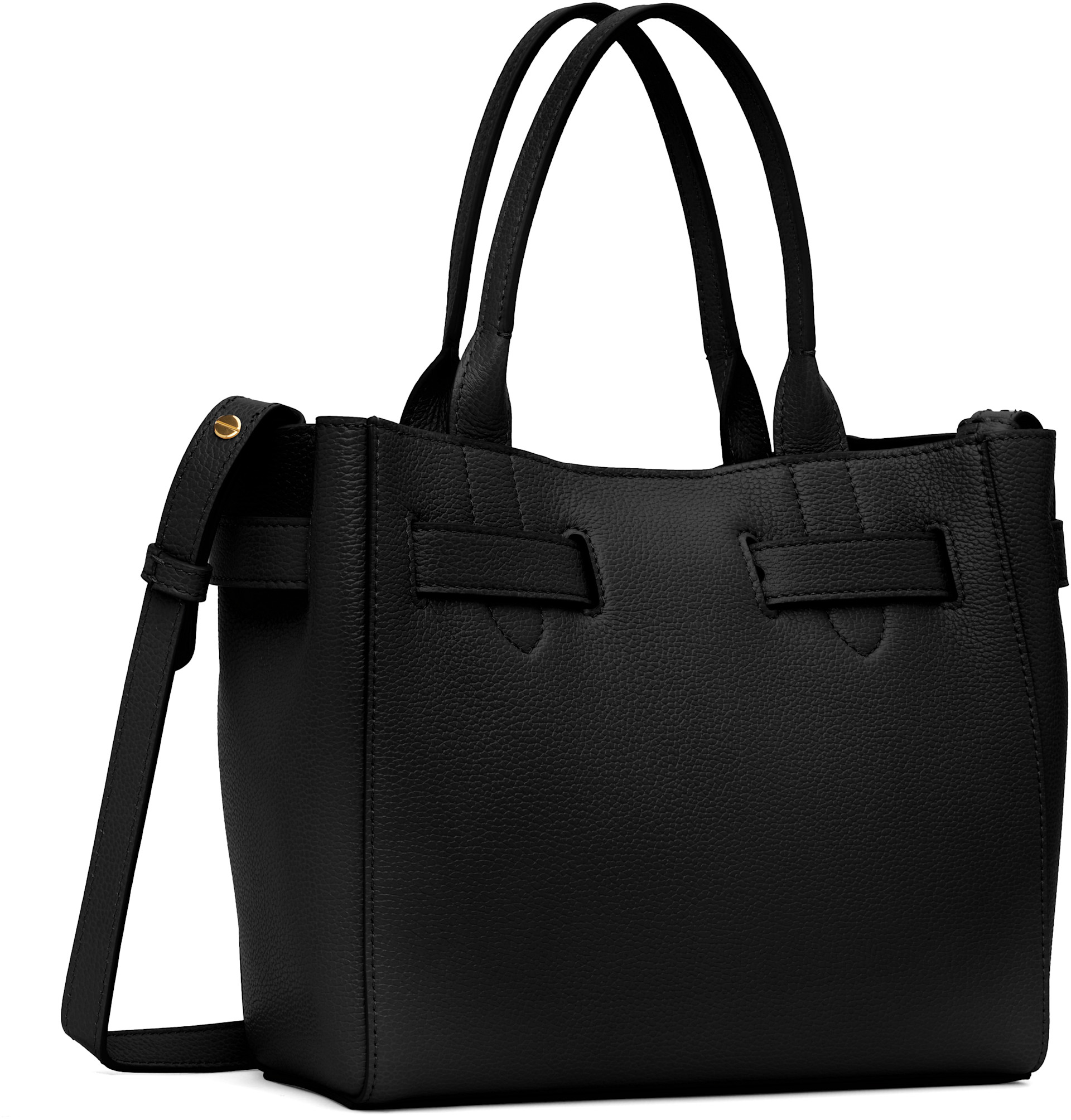 TOM FORD: ブラック スモール Audrey グレインレザー バッグ | SSENSE 日本