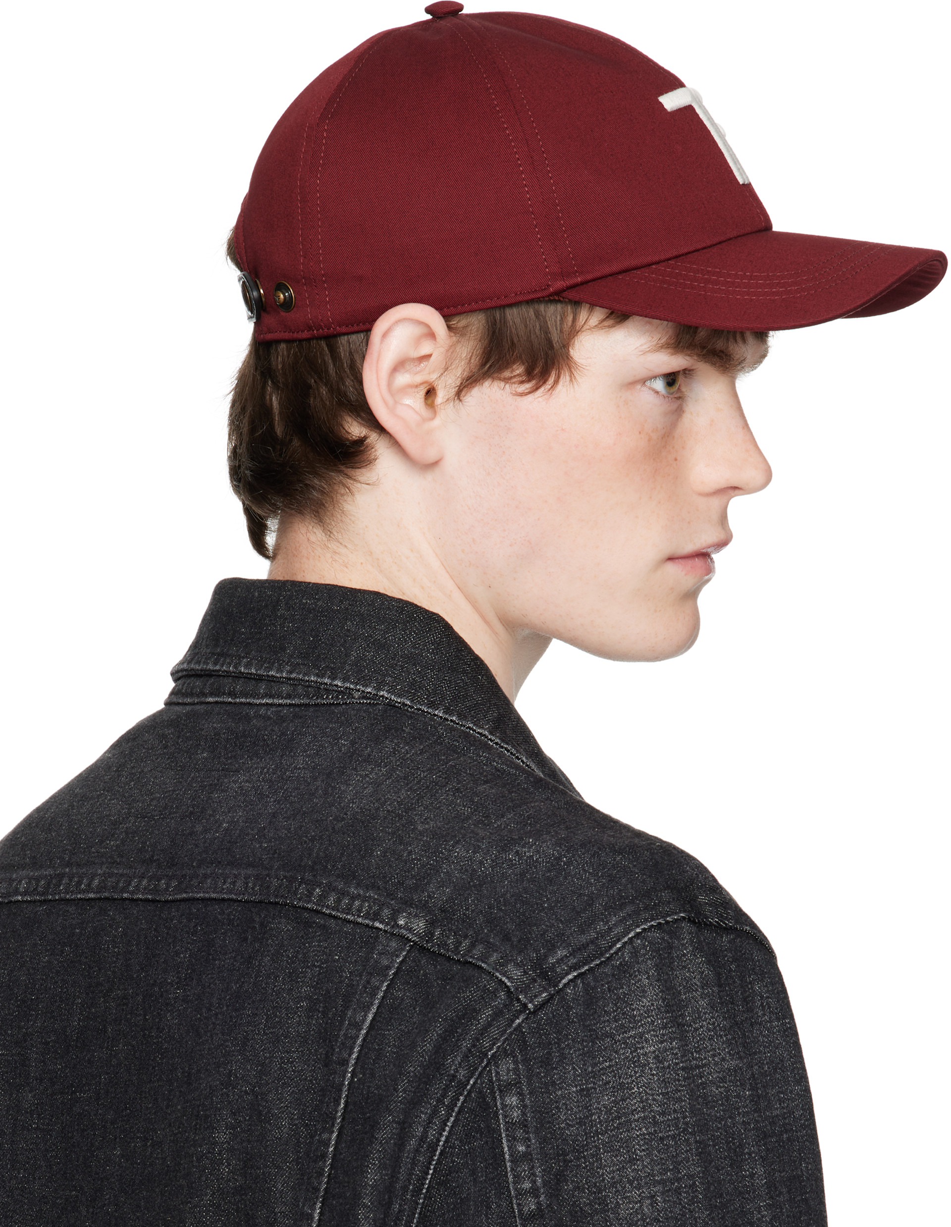 TOM FORD - 红色 Brushed Cotton 棒球帽