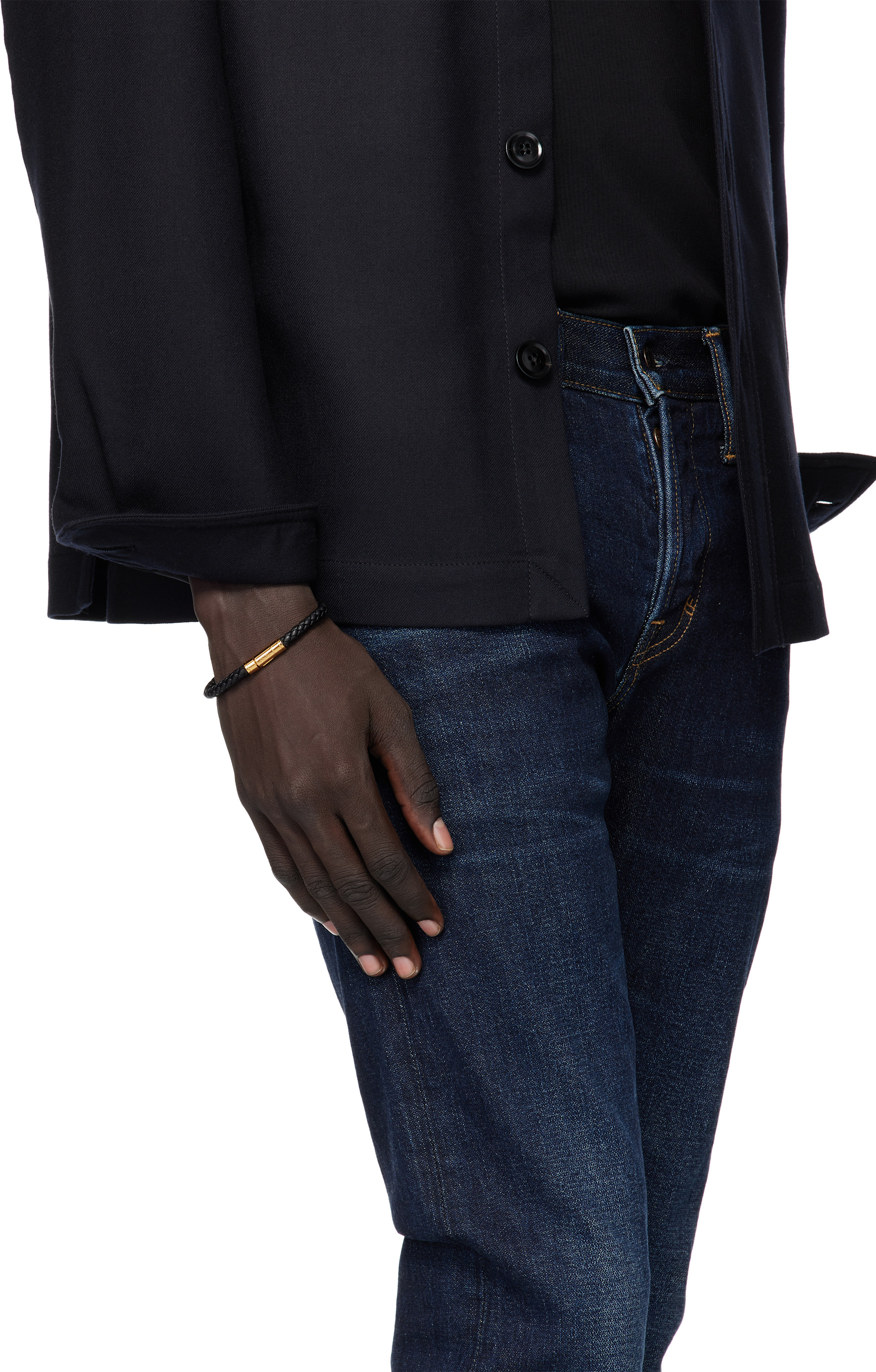 TOM FORD: Tubular レザーブレスレット | SSENSE 日本