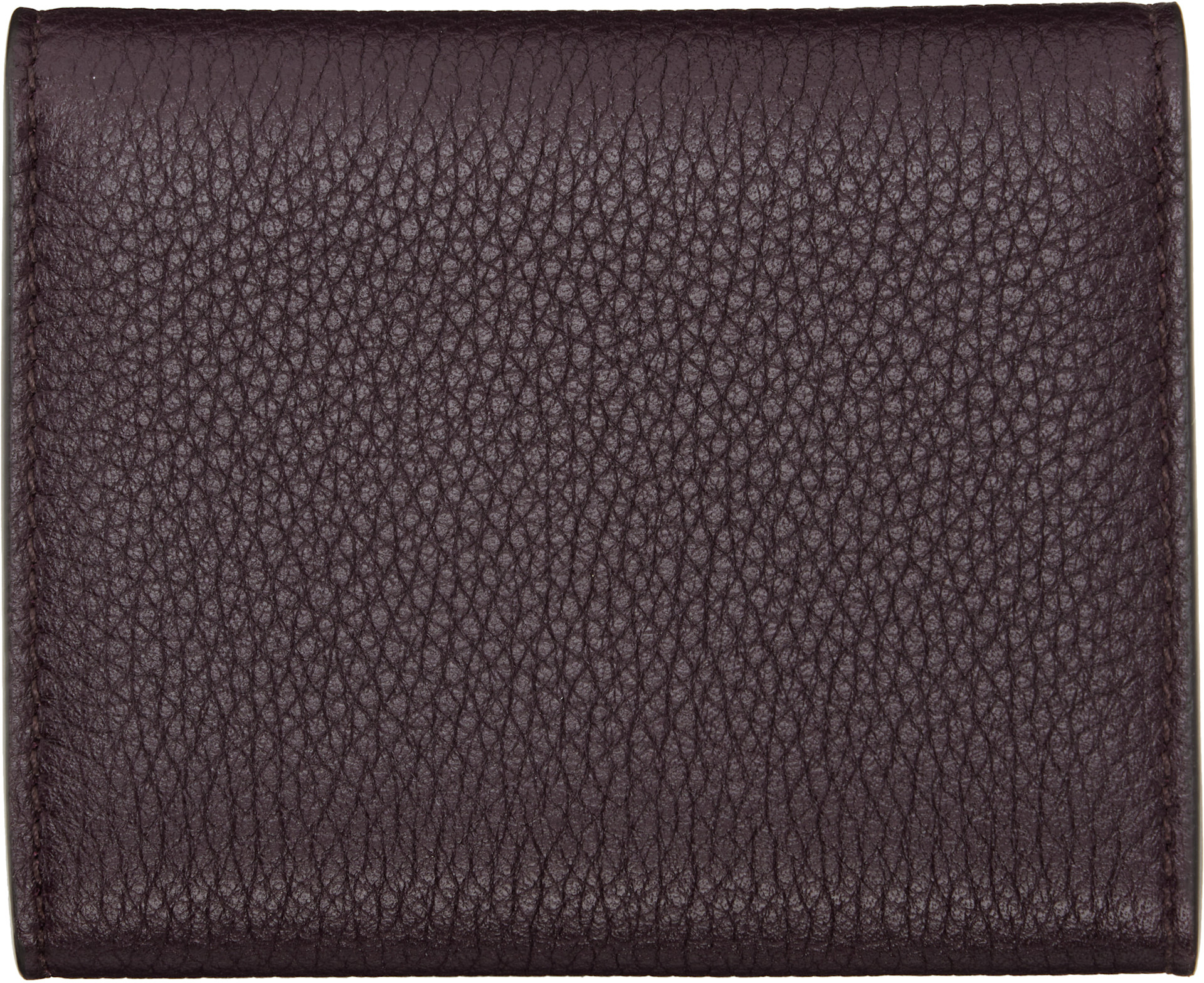 TOM FORD - Burgundy Soft Grain Leather Slim Card Holder