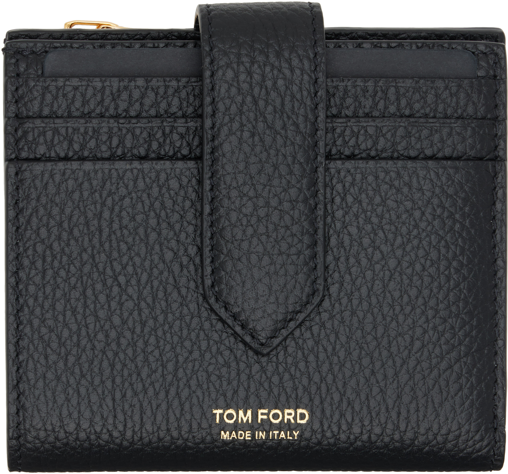 TOM FORD - ブラック ソフト グレインレザー 財布