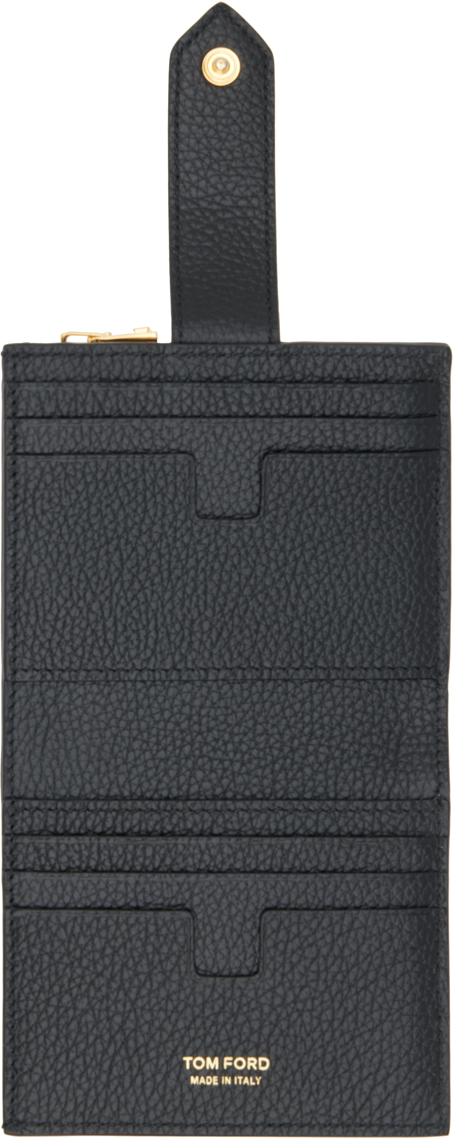 TOM FORD - ブラック ソフト グレインレザー 財布