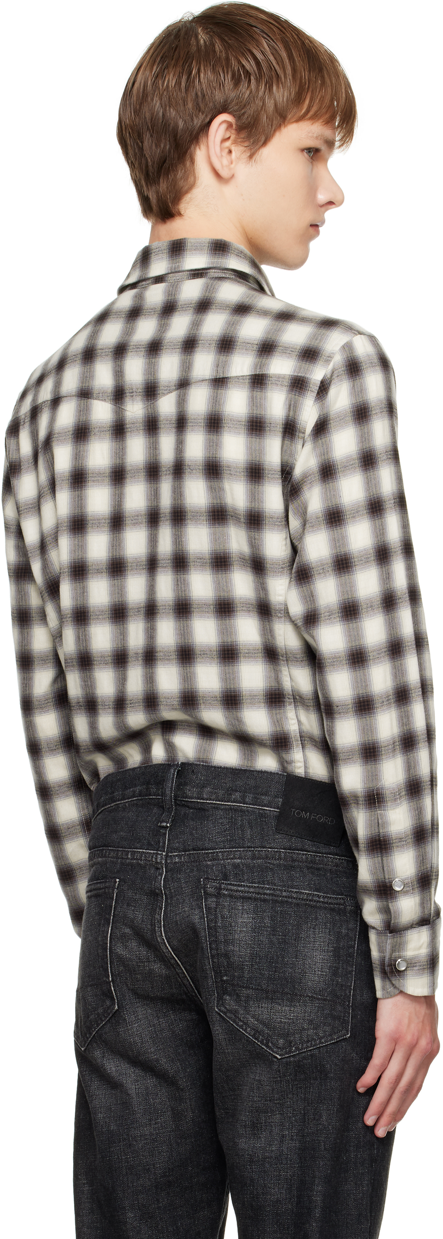 tom ford dress shirt Men's Silk Twill Slim-Fit Shirt, Deep Teal, Men's, 39 EU (15.5 US), Shirts Tops Formal & Evening Dress Shirts This poplin shirt is more than just an essential Tom Ford Men's White And