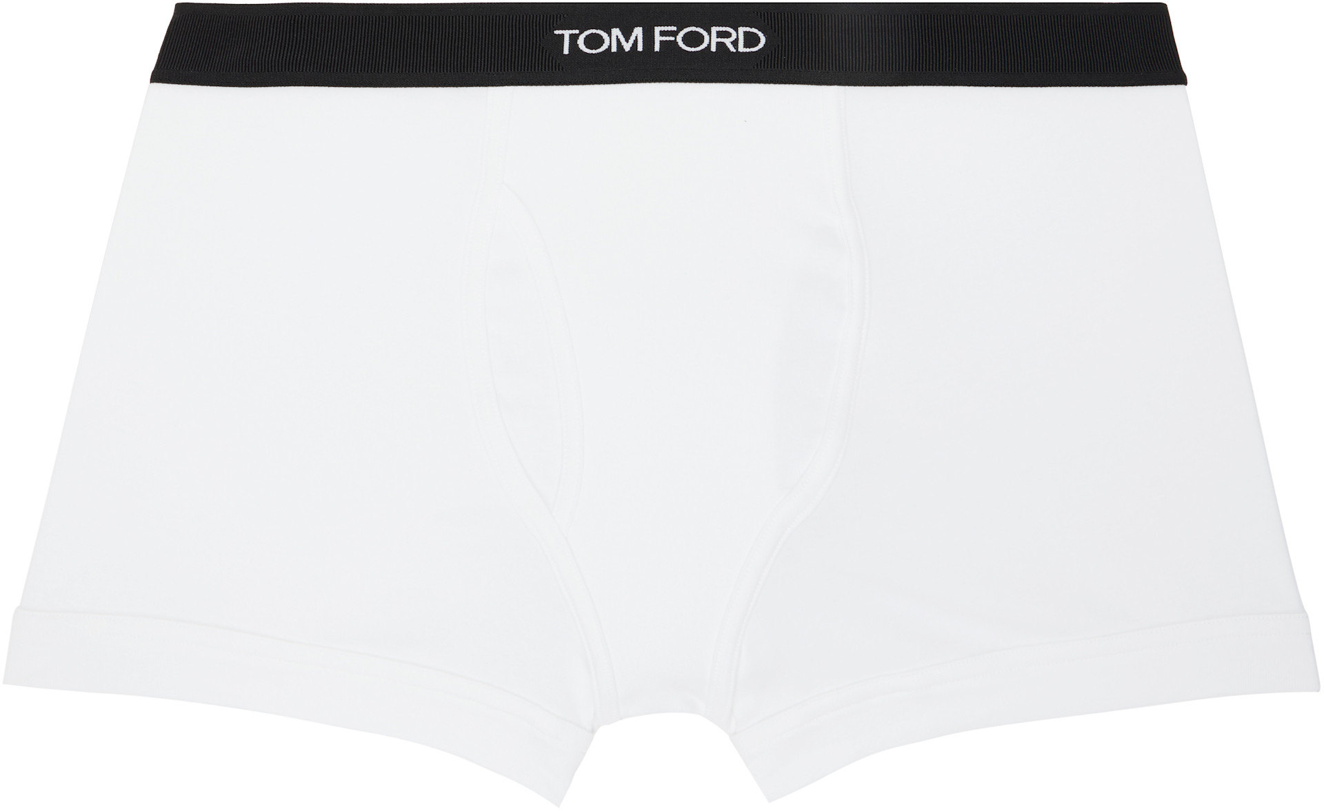TOM FORD - 화이트 코튼 박스 브리프