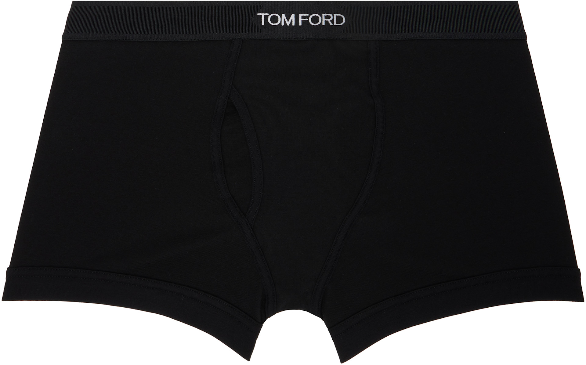 TOM FORD - 블랙 코튼 박서 브리프