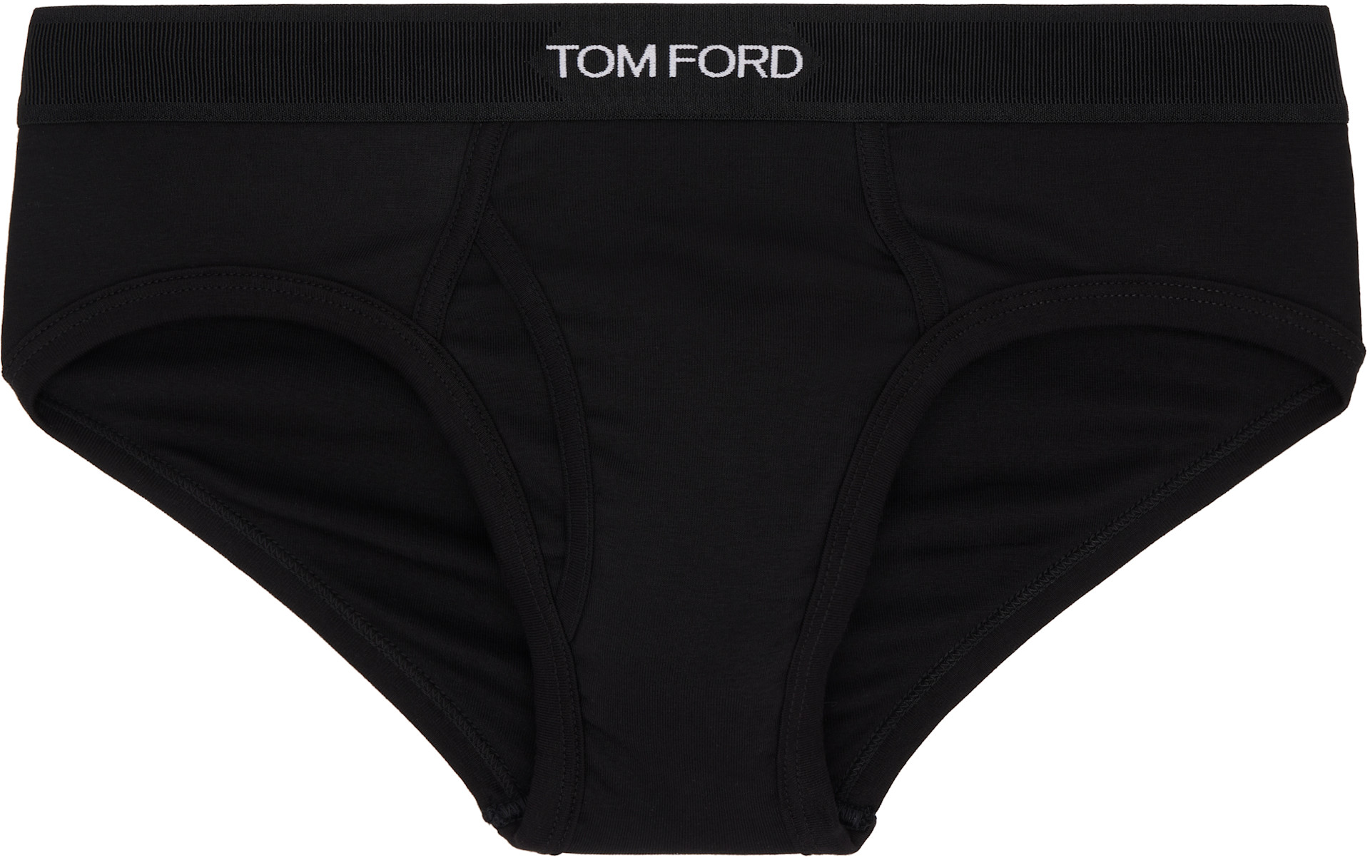 TOM FORD - ブラック コットン ブリーフ 2枚セット