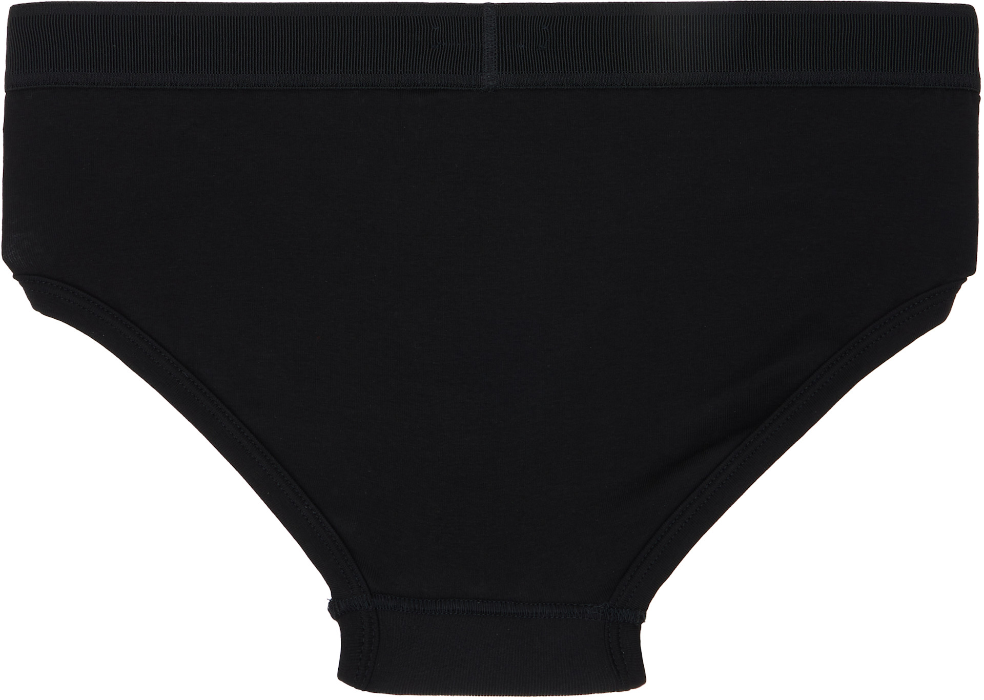 TOM FORD - Slip noir en coton