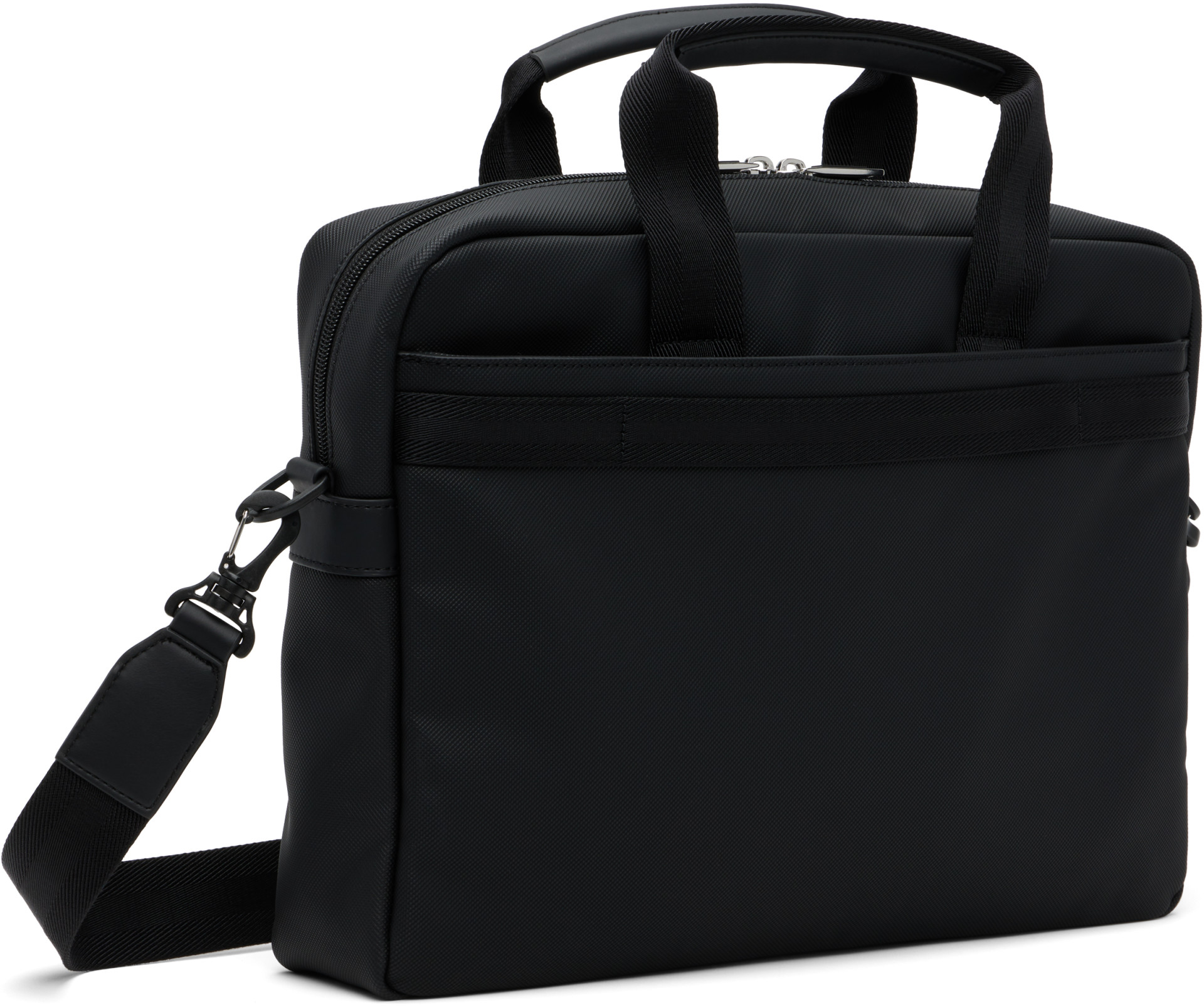BOSS - Black Multi-Pocket Logo Briefcase