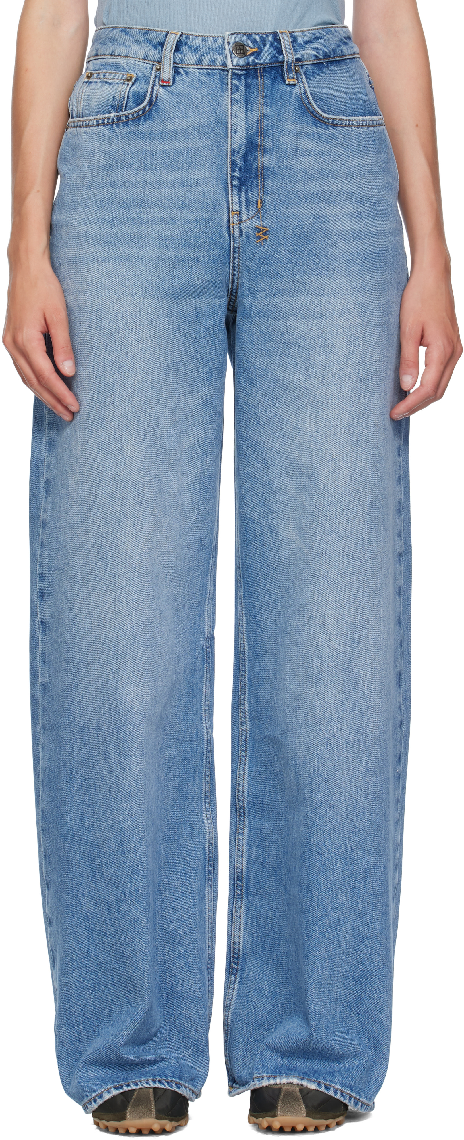 Ksubi - Jean ample Strider Horizon bleu