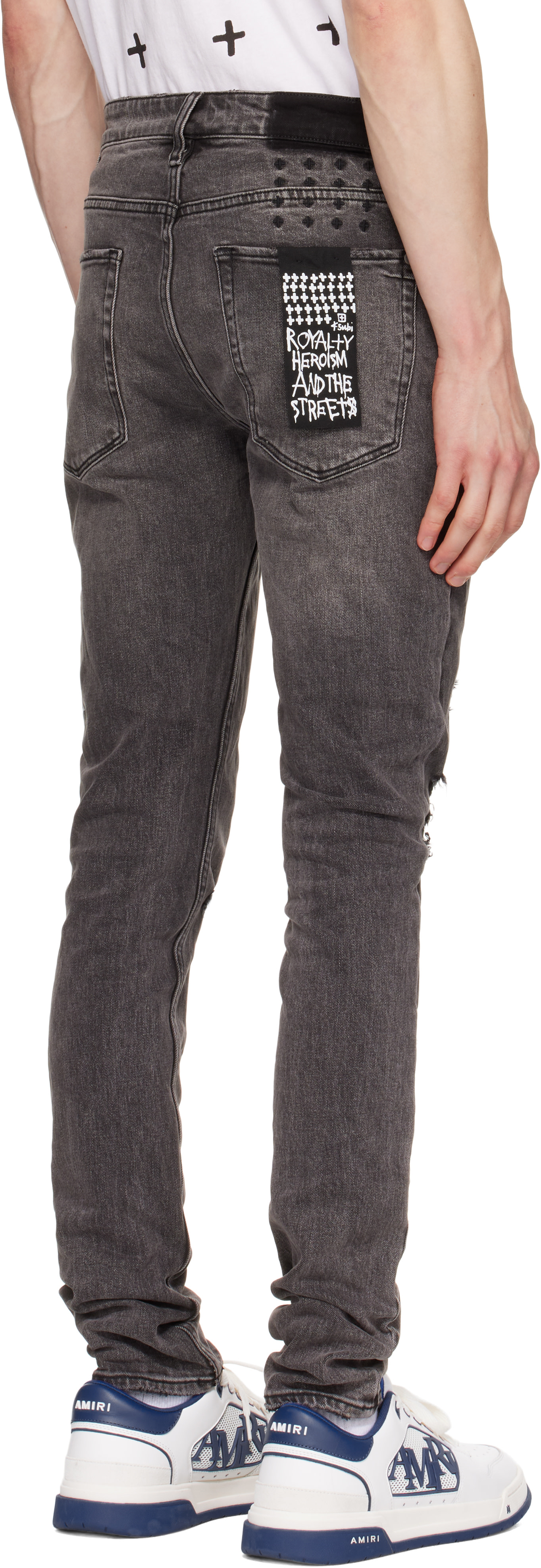 Ksubi: Black Van Winkle Jeans | SSENSE Canada
