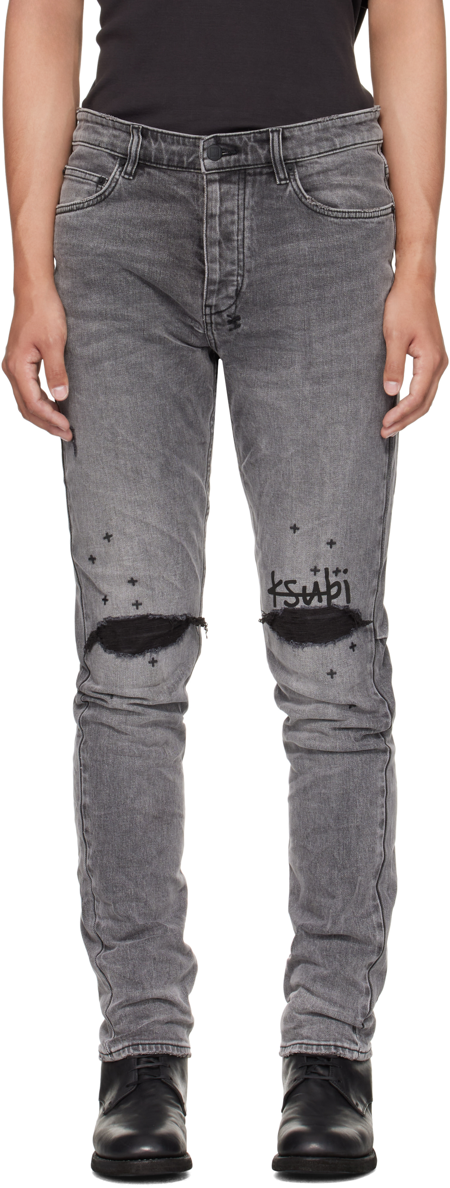 Ksubi: Black Chitch Sinners 1999 Jeans | SSENSE Canada