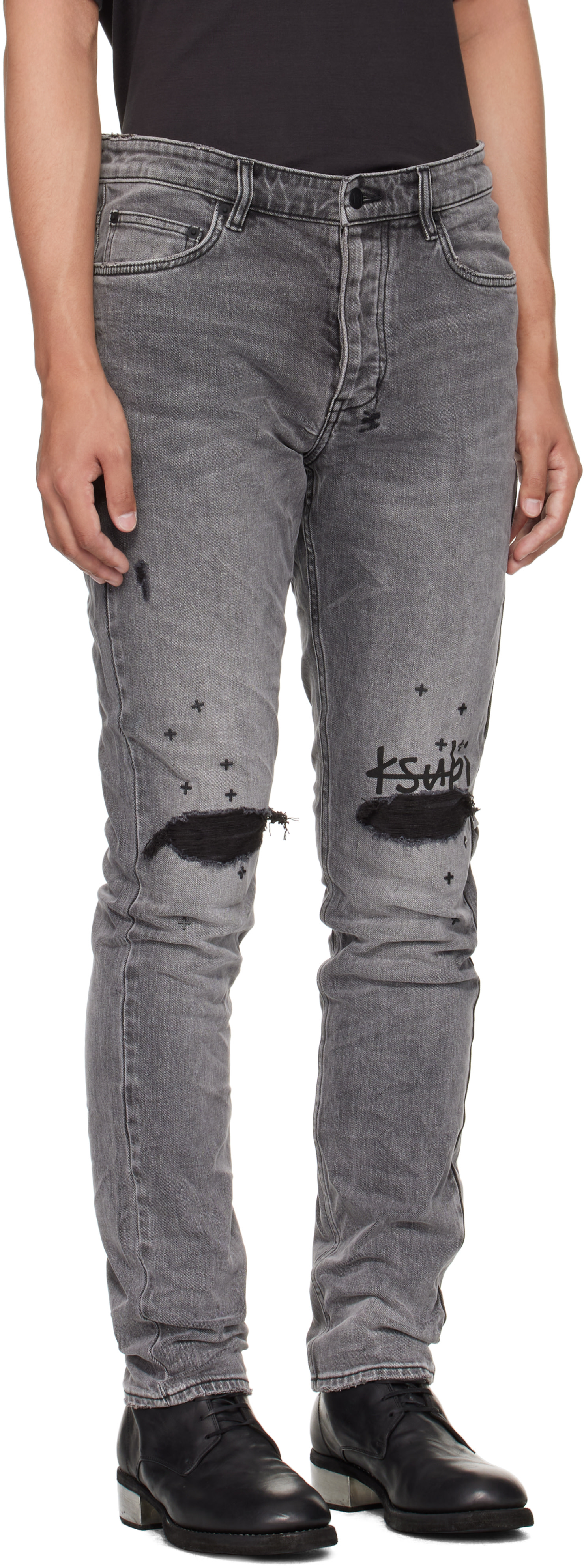 Ksubi: Black Chitch Sinners 1999 Jeans | SSENSE Canada