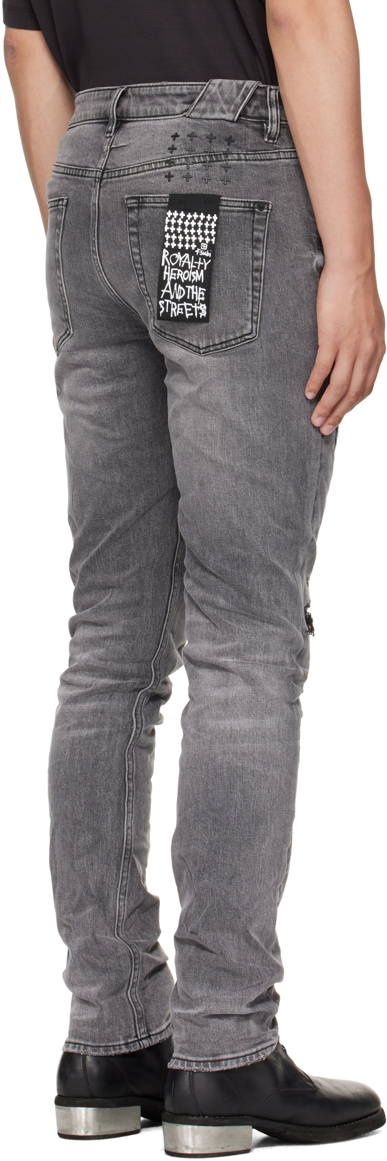 全身デニムニキ Ksubi: Black Chitch Sinners 1999 Jeans | SSENSE Canada