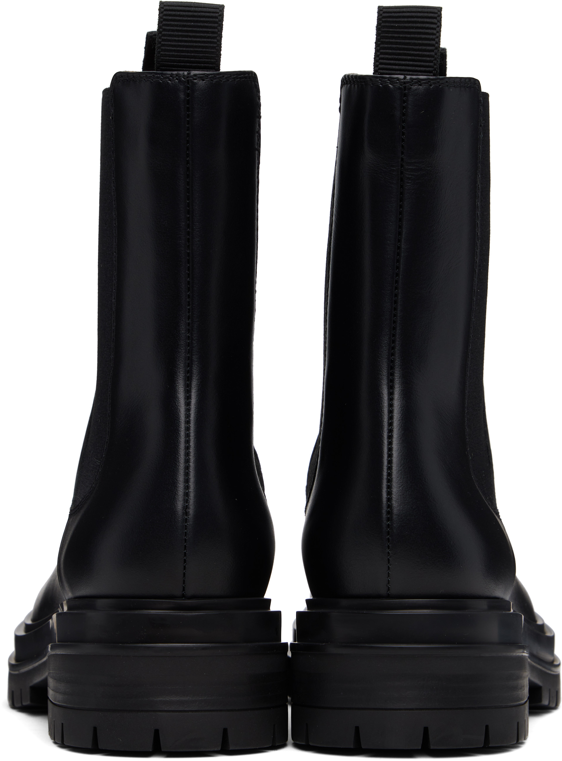 Gianvito Rossi: ブラック Chester チェルシーブーツ | SSENSE 日本