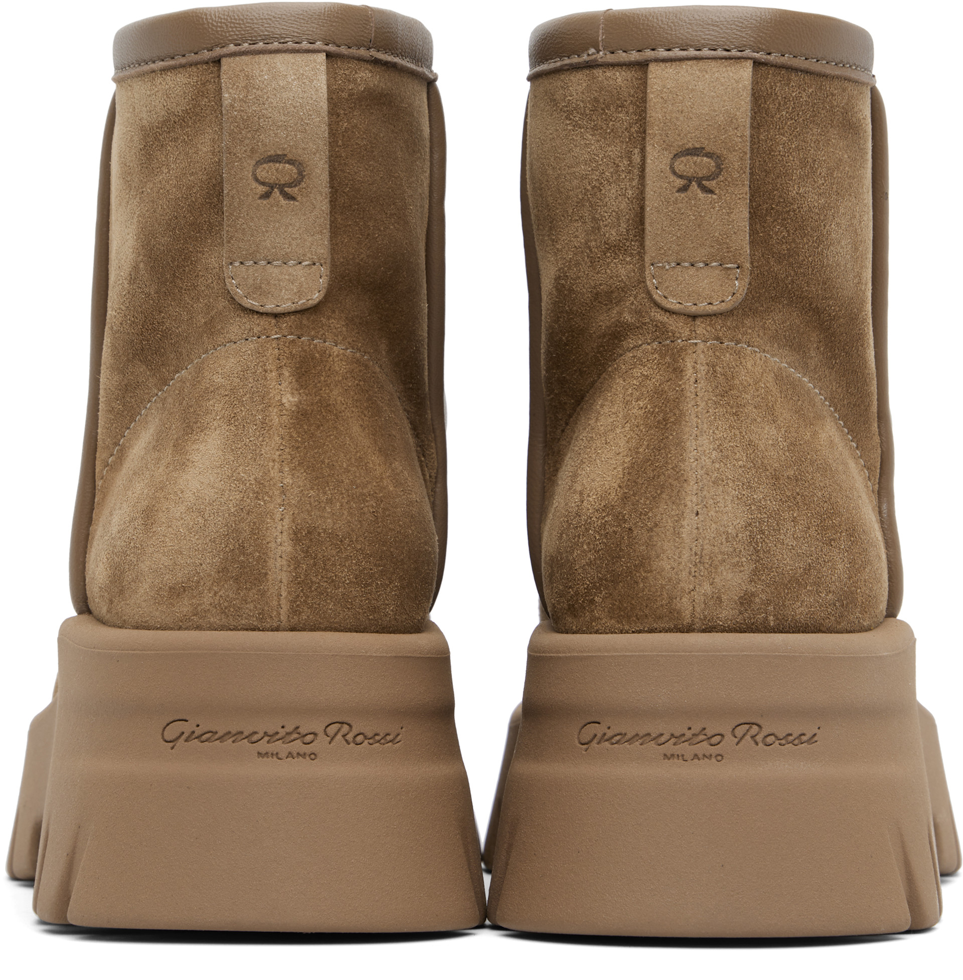Gianvito Rossi - Bottes Stormy brunes